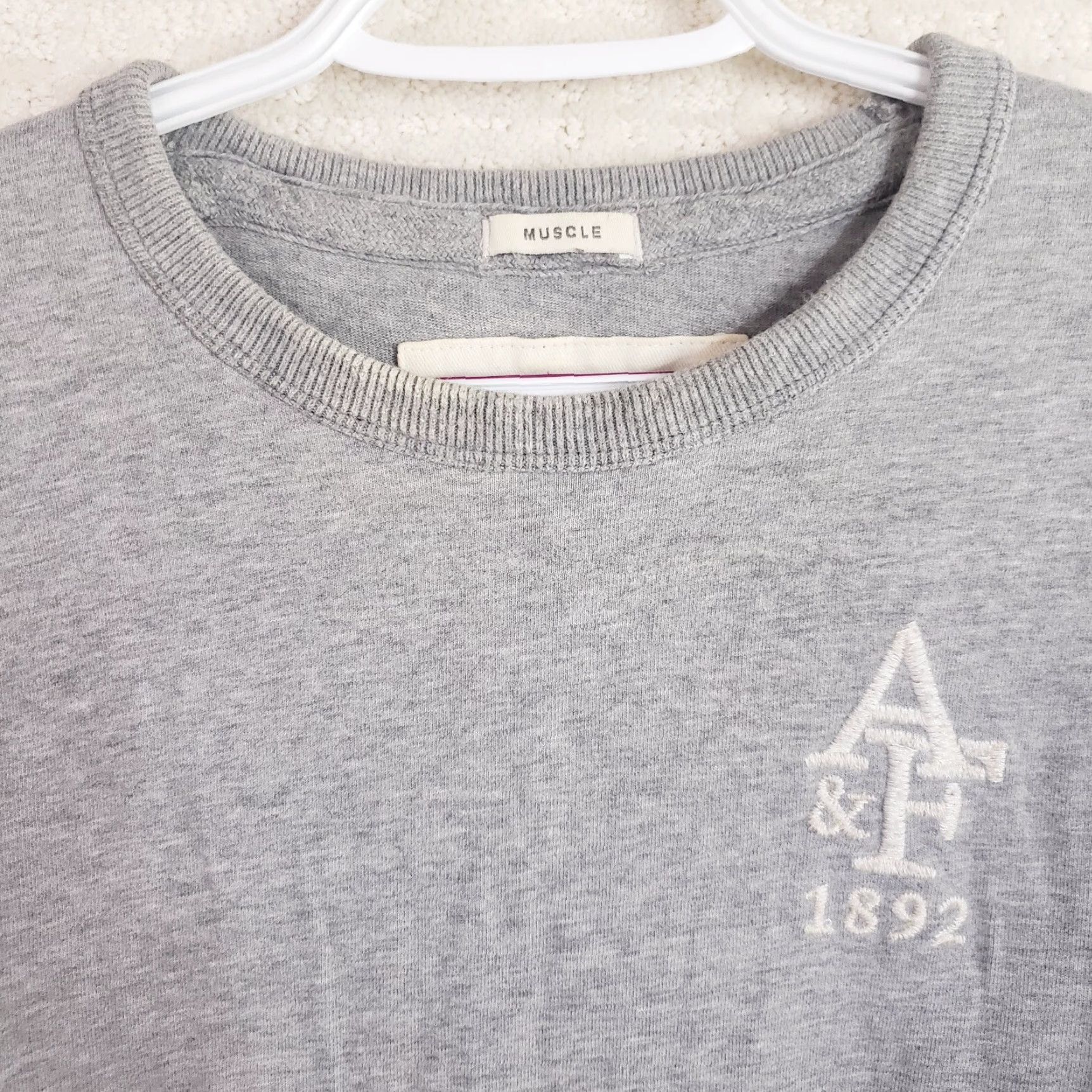 Abercrombie & Fitch Abercrombie & Fitch Shirt Mens XL Gray Muscle Long Sleeve Crewneck Size US XL / EU 56 / 4 - 4 Thumbnail