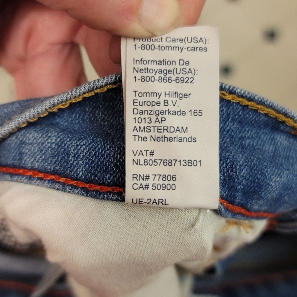 Tommy Hilfiger Tommy Hilfiger High Rise Straight Leg Skinny Jean Jegging Size 26" / US 2 / IT 38 - 7 Thumbnail