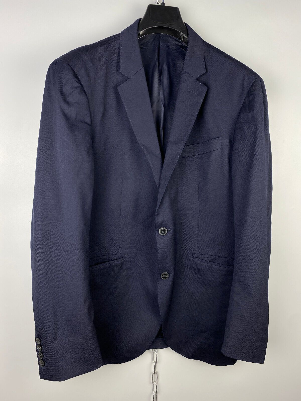 Hackett Hackett ing Loro Piana Wool Button Suit Blazer Jacket Size 44R - 2 Thumbnail