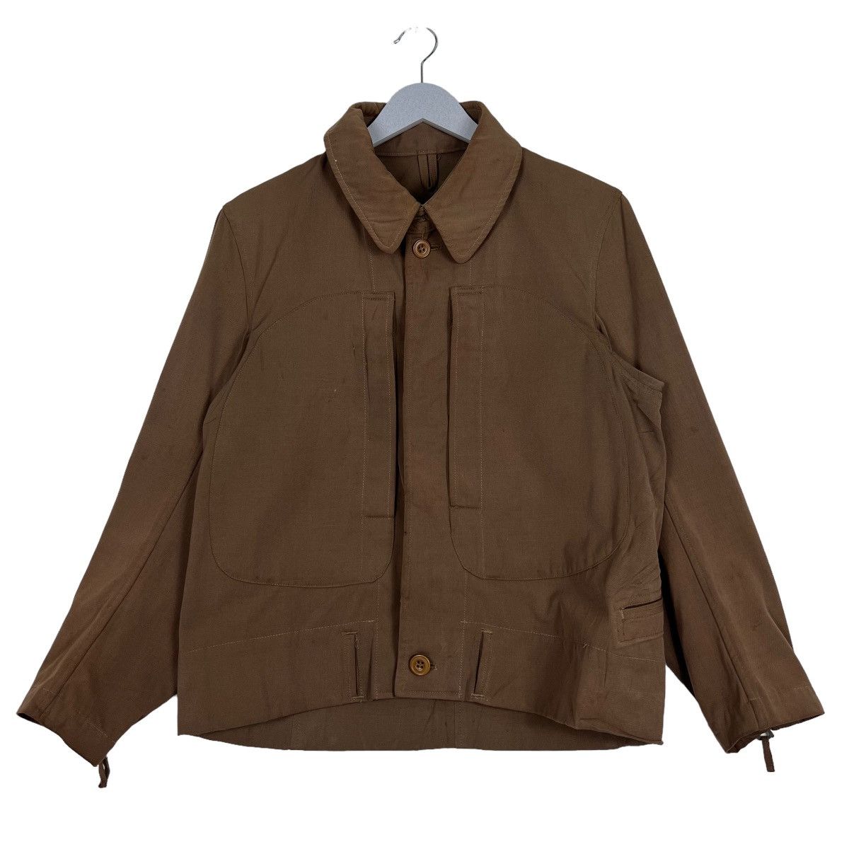Japanese Brand 🔥 50s VINTAGE RICH BROWN JAPANESE UTILITY JACKET Size US S / EU 44-46 / 1 - 2 Thumbnail