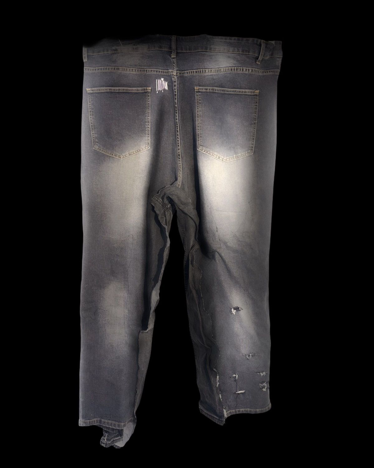Other Deconstructed custommade distressed sagged pants Size US 44 / EU 60 - 2 Thumbnail