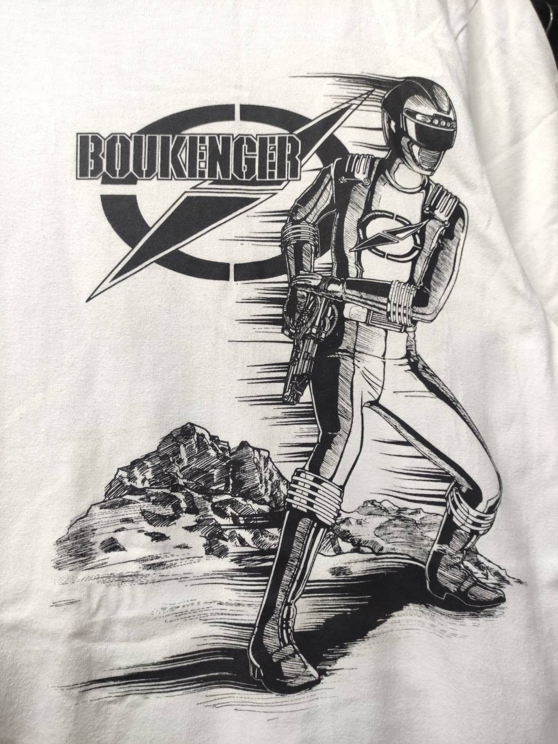 Anime Vtg 00's GoGo Sentai Boukenger Promo Bandai T-Shirt Size US L / EU 52-54 / 3 - 3 Thumbnail