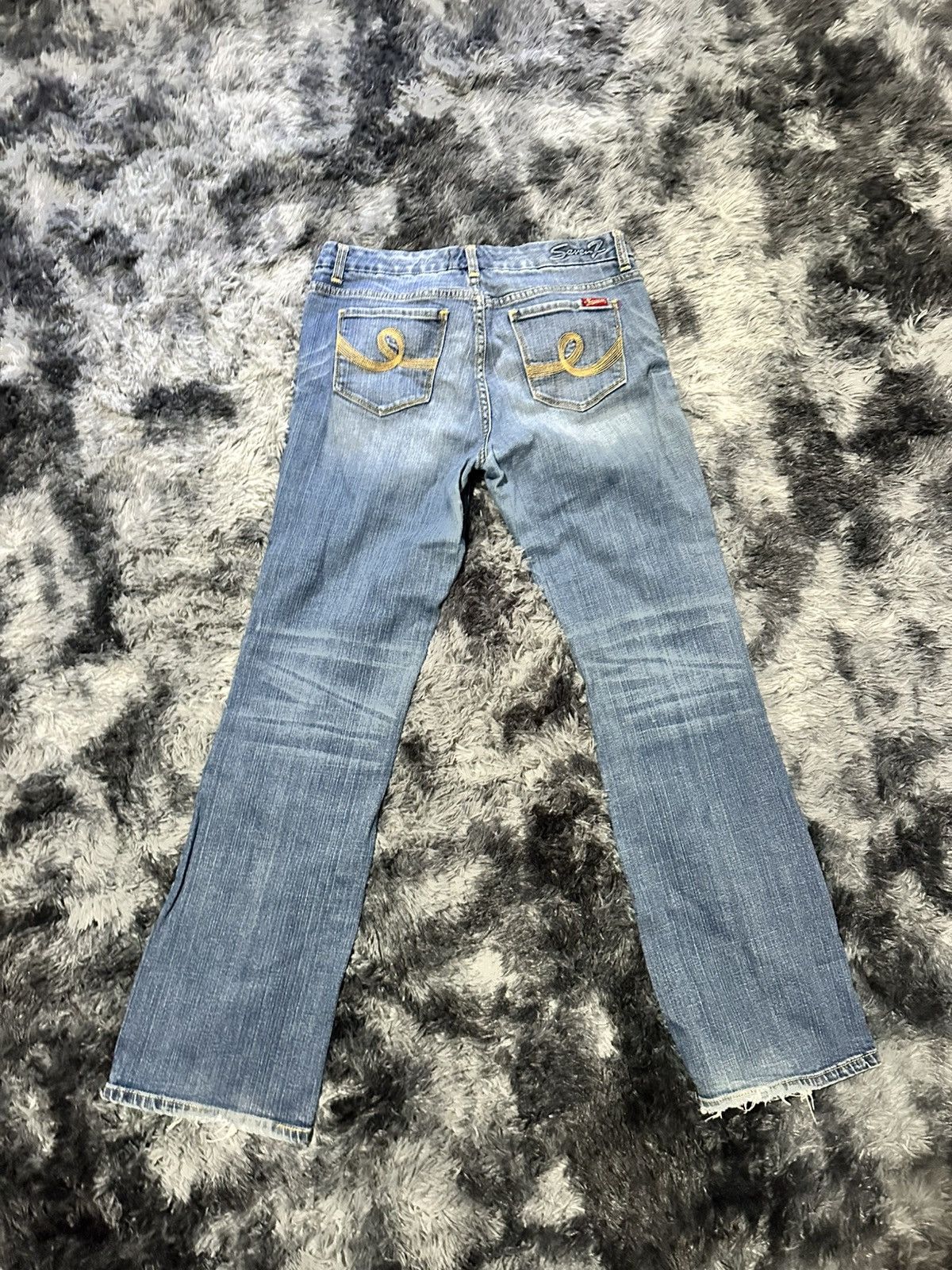 Japanese Brand ⚡️VINTAGE SEVEN BOOTCUT DENIM⚡️ Size US 31 - 2 Thumbnail
