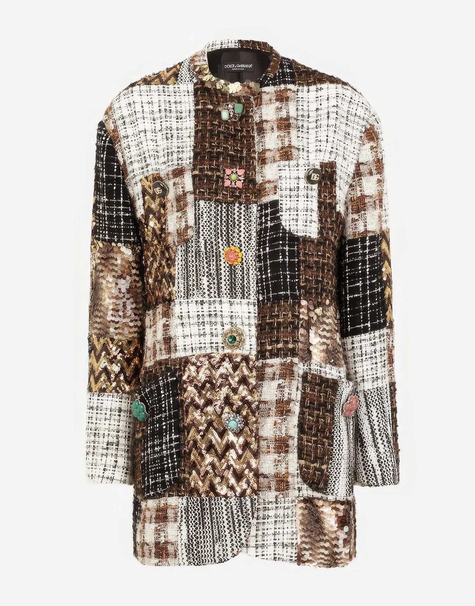 Dolce & Gabbana o1y0825 Coat in Multicolor Size XS / US 0-2 / IT 36-38 - 1 Thumbnail