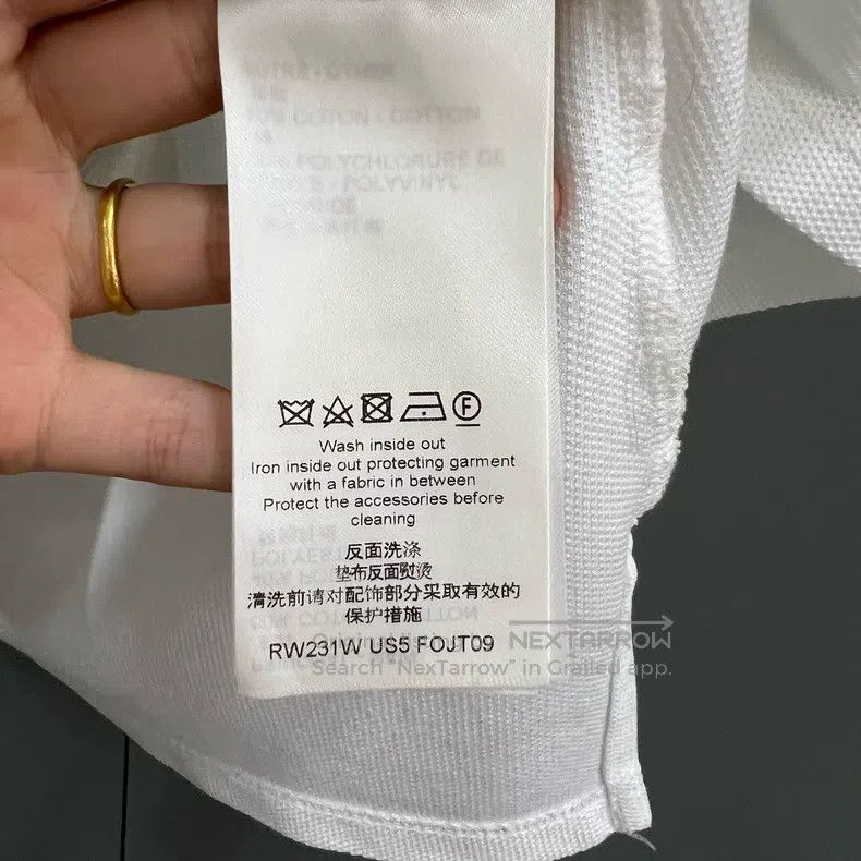 Louis Vuitton Louis Vuitton White logo short sleeve polo shirt Size US S / EU 44-46 / 1 - 3 Thumbnail