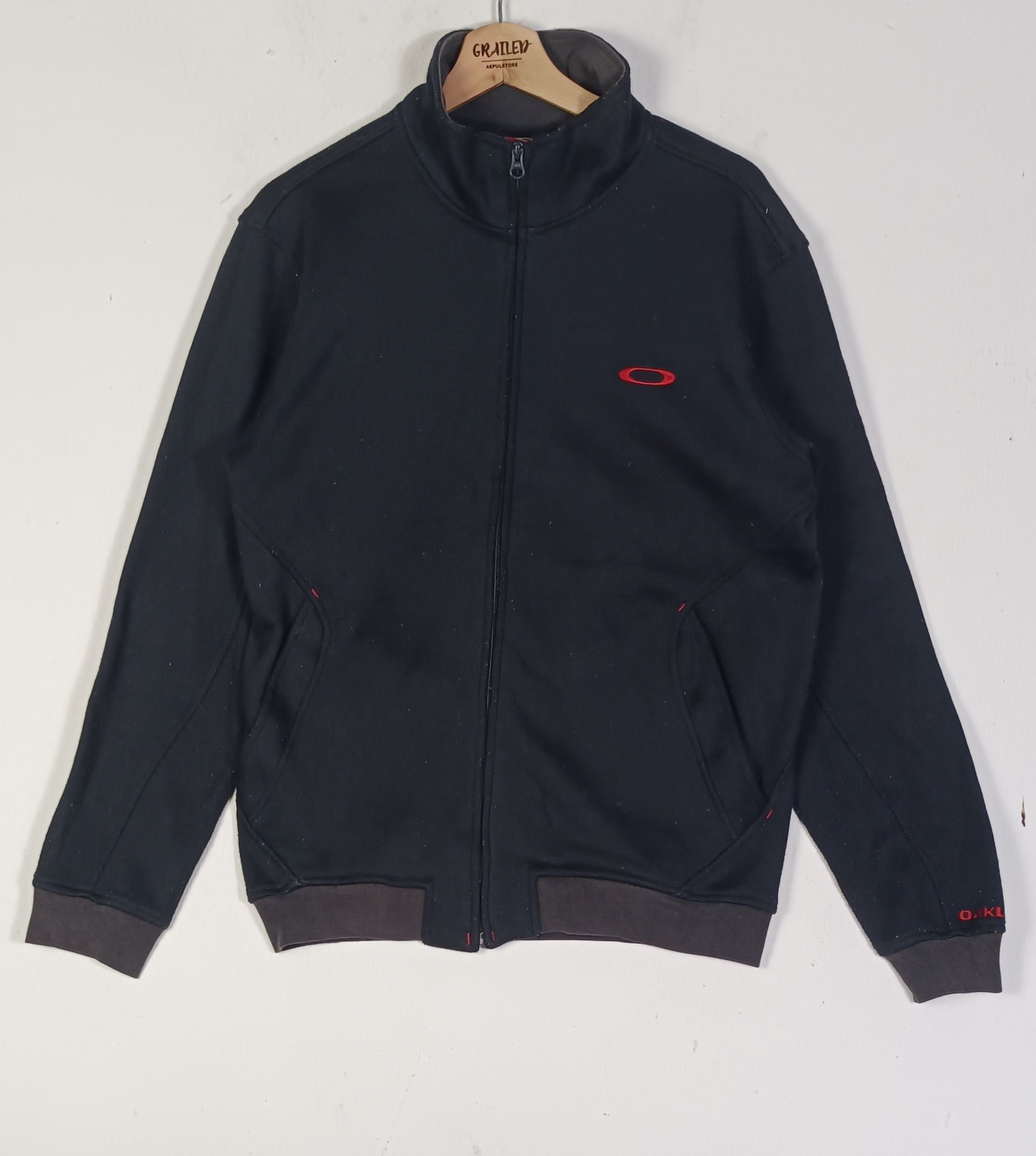 Oakley 🔥Vintage Oakley Full Zipper Iconic Logo Size US M / EU 48-50 / 2 - 2 Thumbnail