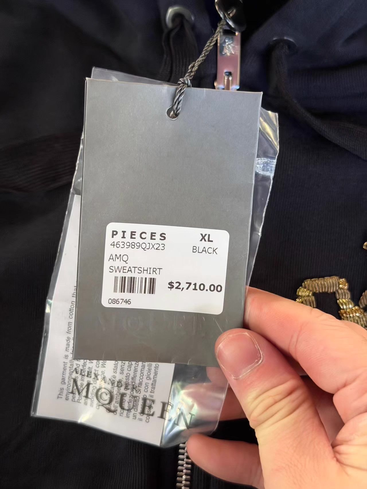 Alexander McQueen Alexander McQueen 17FW winged lion embroidery. Ｑ25 Size US XL / EU 56 / 4 - 4 Thumbnail