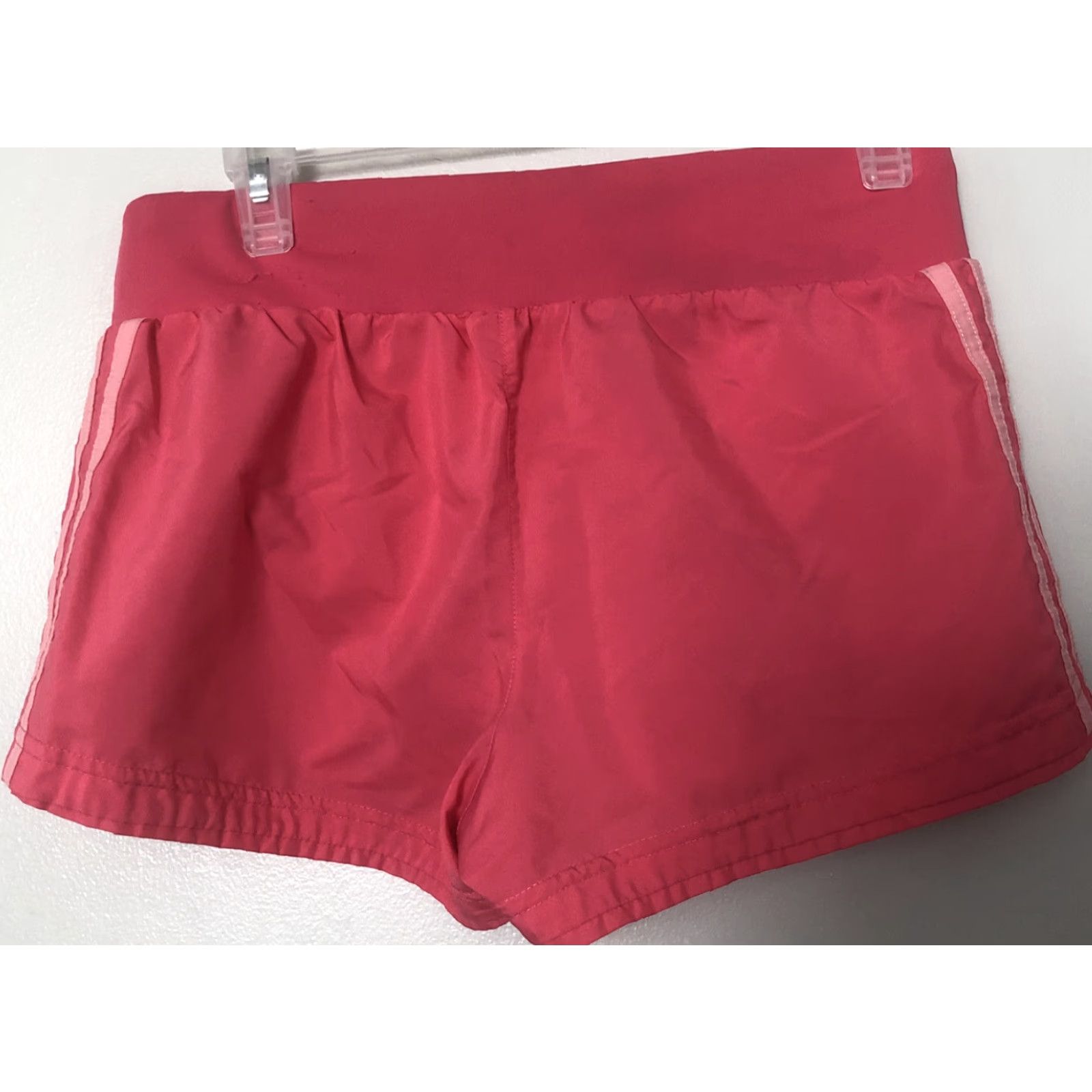 Adidas VINTAGE not specified; proceed with Adidas Womens Shorts Climacool Running Jogging Elastic Waist Pink Logo Size S Size 28" / US 6 / IT 42 - 3 Thumbnail