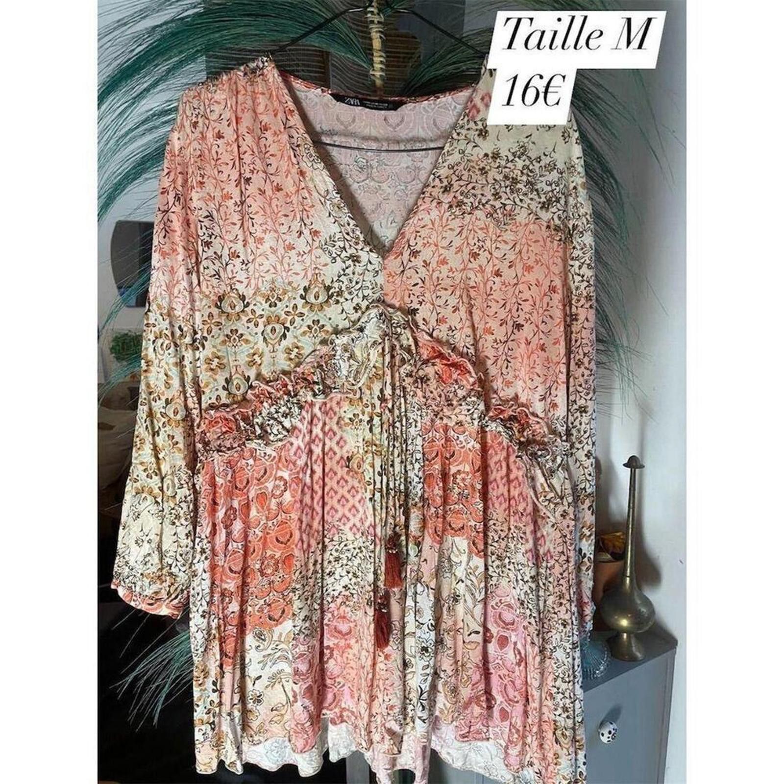 Zara ZARA PATCHWORK PRINT MINI DRESS Size S / US 4 / IT 40 - 5 Thumbnail