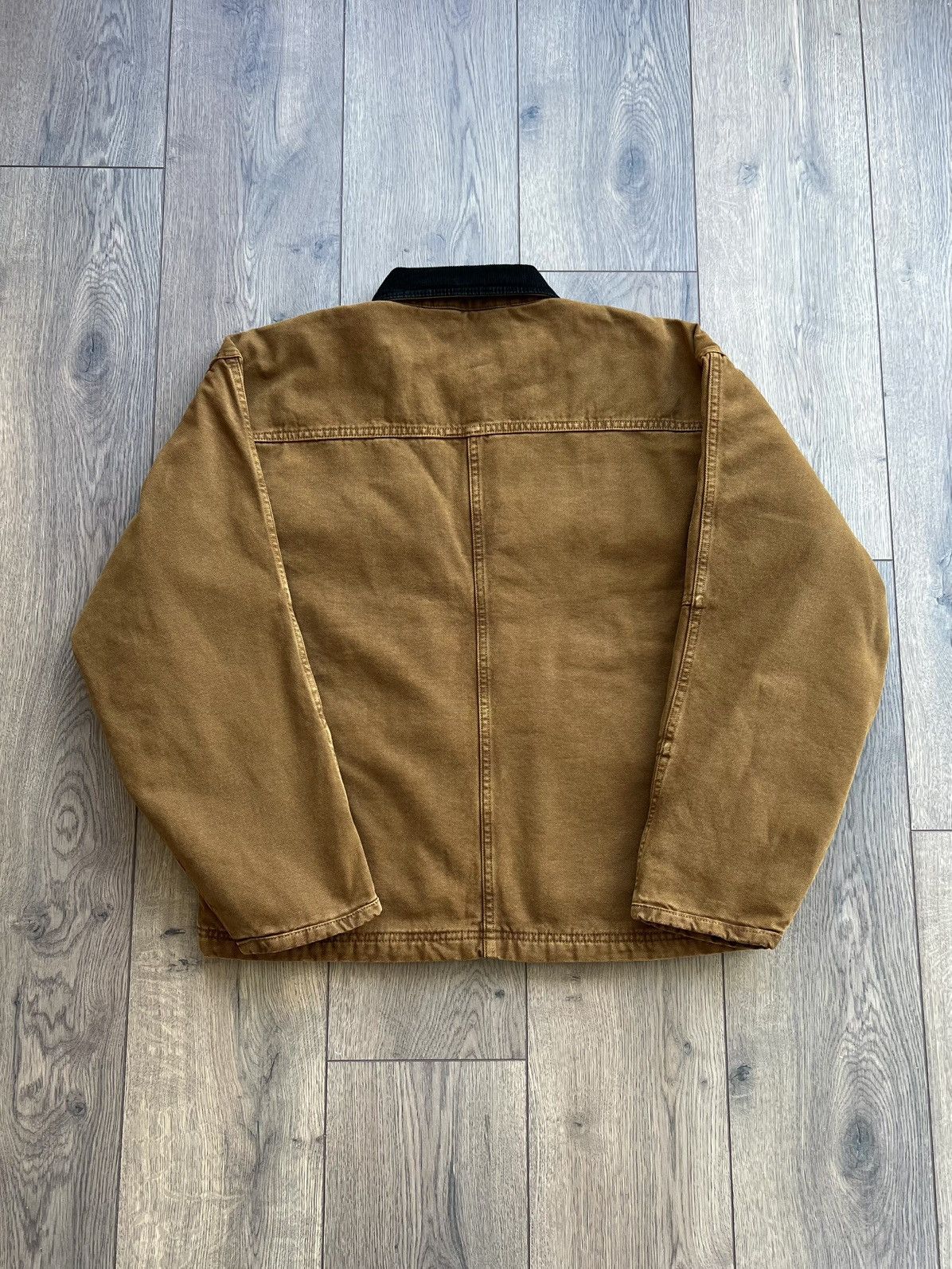 Stussy Stussy Washed Canvas Shop Jacket Bronze XL Size US XL / EU 56 / 4 - 7 Thumbnail