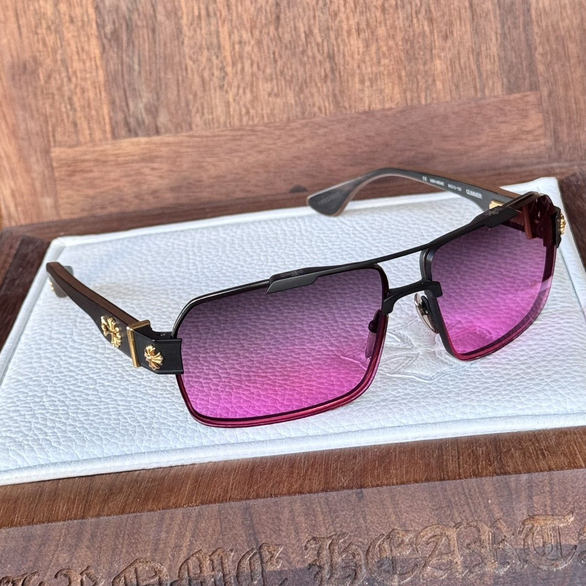 Chrome Hearts Chrome Hearts GUMMER 1/1 ‘Eroticism’ Sunglasses Size ONE SIZE - 7 Thumbnail