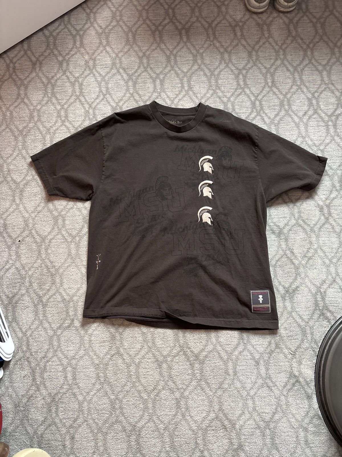 Travis Scott Travis Scott X Michigan State Tee Size US XXL / EU 58 / 5 - 1 Thumbnail
