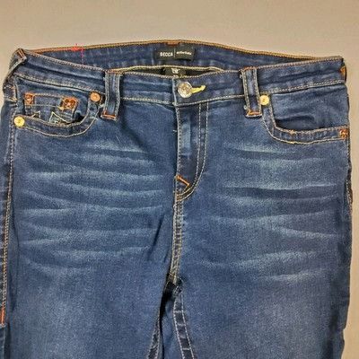 True Religion True Religion Women’s Size 33 Pants Blue Becca Jeans Size 33" - 6 Thumbnail