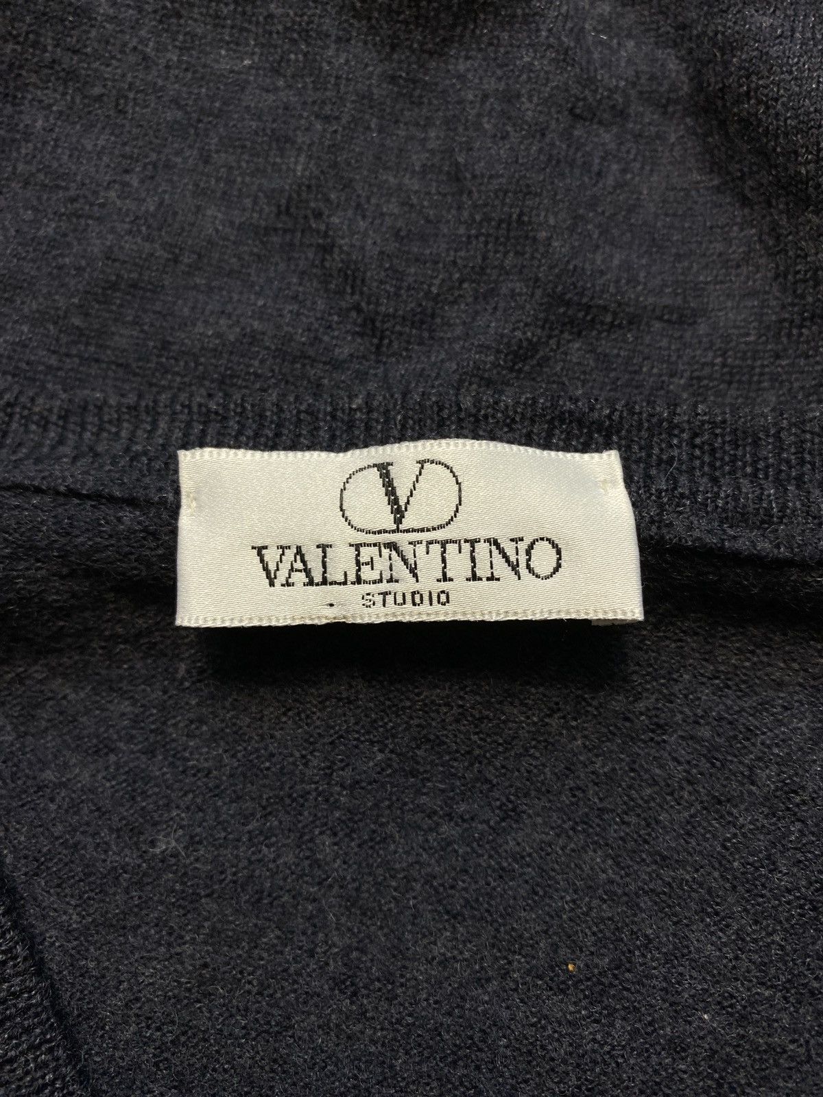 Valentino × Vintage Valentino studio wool lana merinos extrafine luxury premium Size XL / US 12-14 / IT 48-50 - 4 Thumbnail