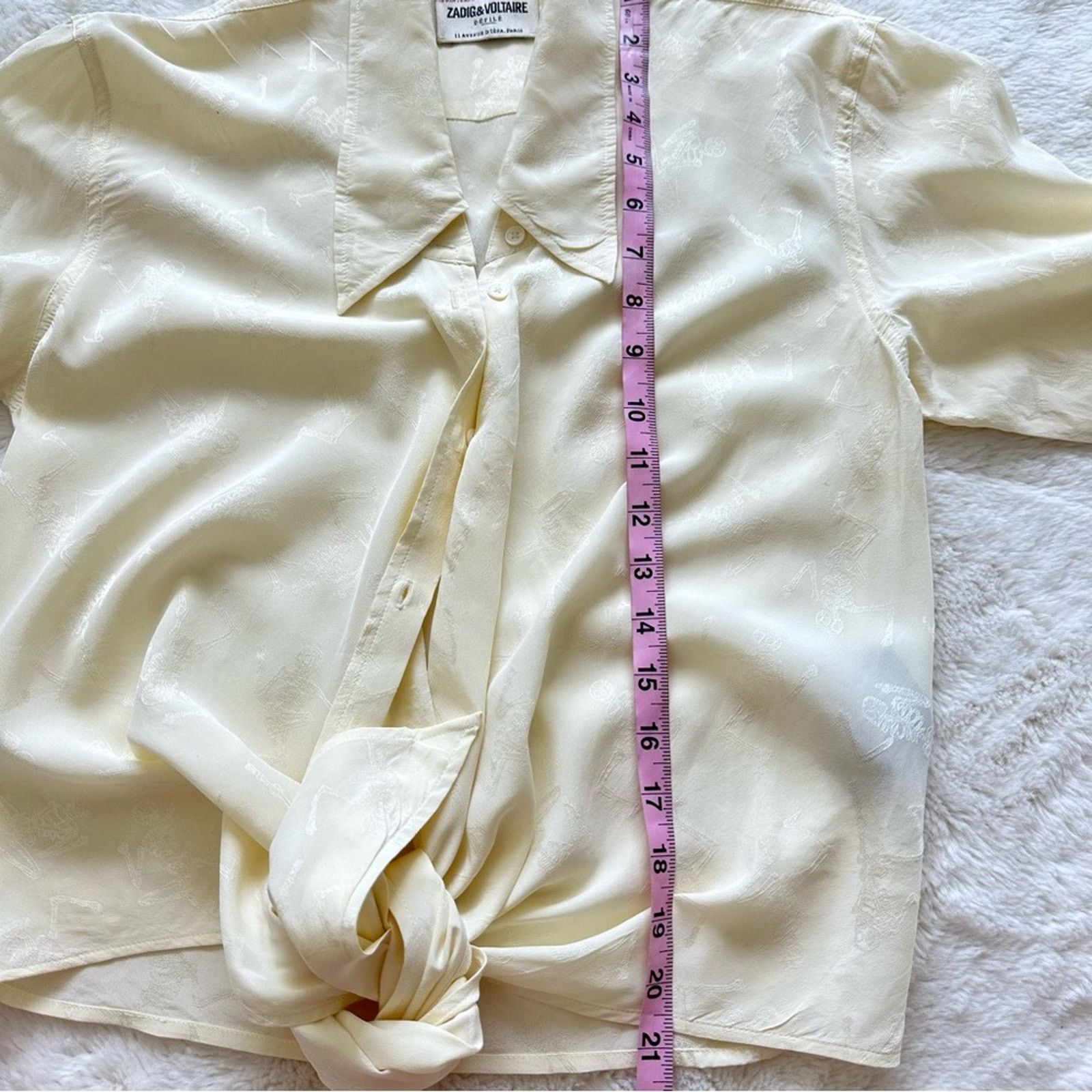 Zadig & Voltaire NWT!!! Zadig&Voltaire women silk blouse size XS Retail 365$ Size XS / US 0-2 / IT 36-38 - 7 Thumbnail