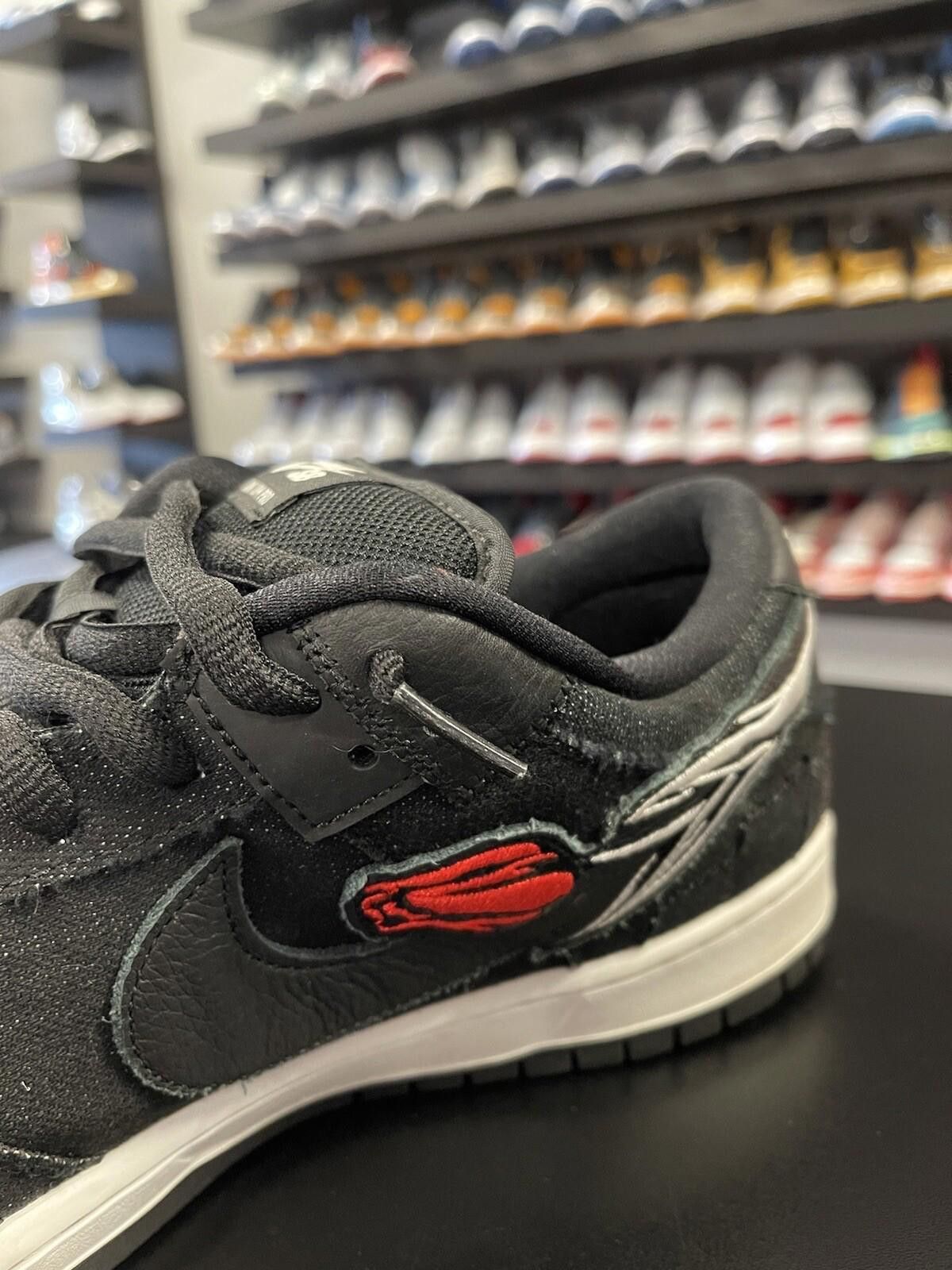 Nike Size 12 - Nike SB Dunk Low Wasted Youth Black Sneaker Size US 12 / EU 45 - 6 Thumbnail
