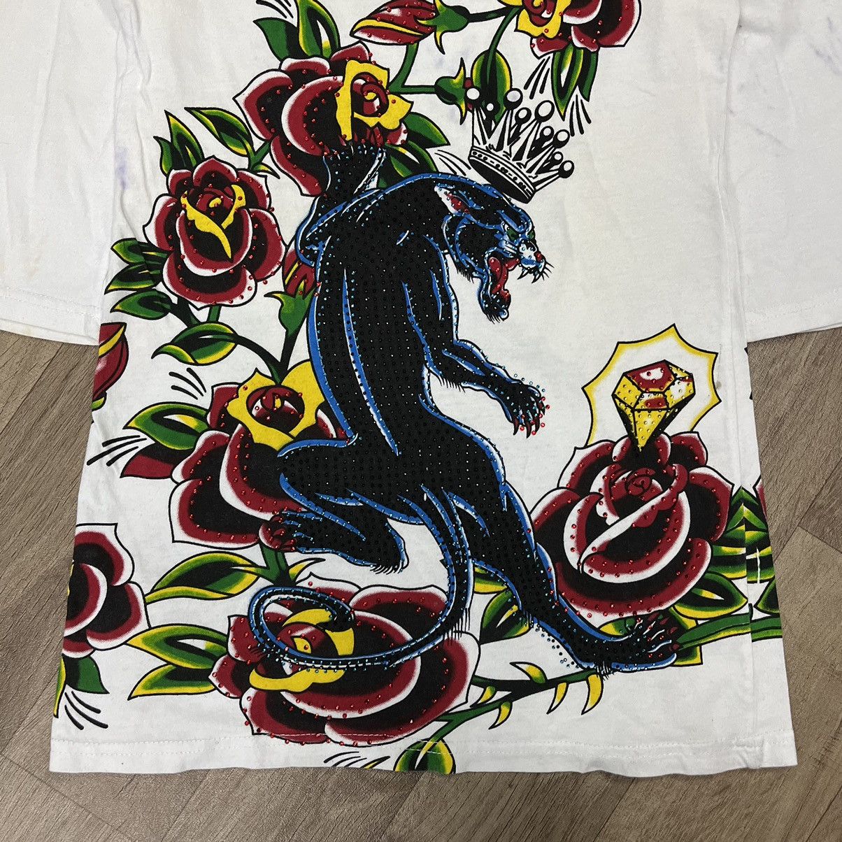 Christian Audigier × Ed Hardy Christian Audigier Los Angeles Ed Hardy Panter Studed Tee Size L / US 10 / IT 46 - 11 Thumbnail