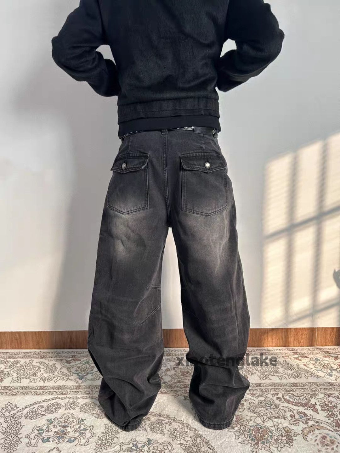 Jean ltx vintage loose baggy skate hiphop Carpenter work jeans Size US 30 / EU 46 - 2 Thumbnail