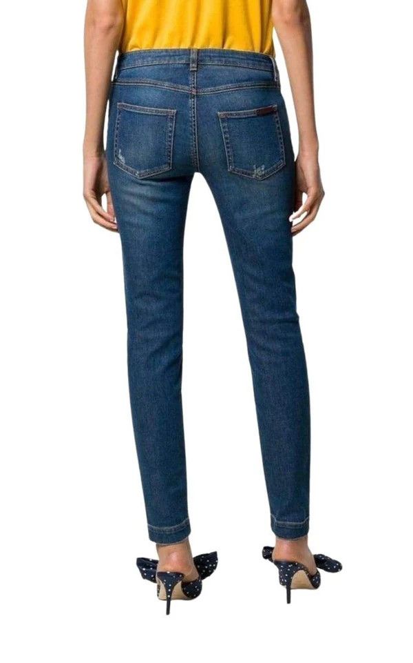 Dolce & Gabbana o1y0825 Denim Pant in Blue Size 32" / US 10 / IT 46 - 4 Thumbnail
