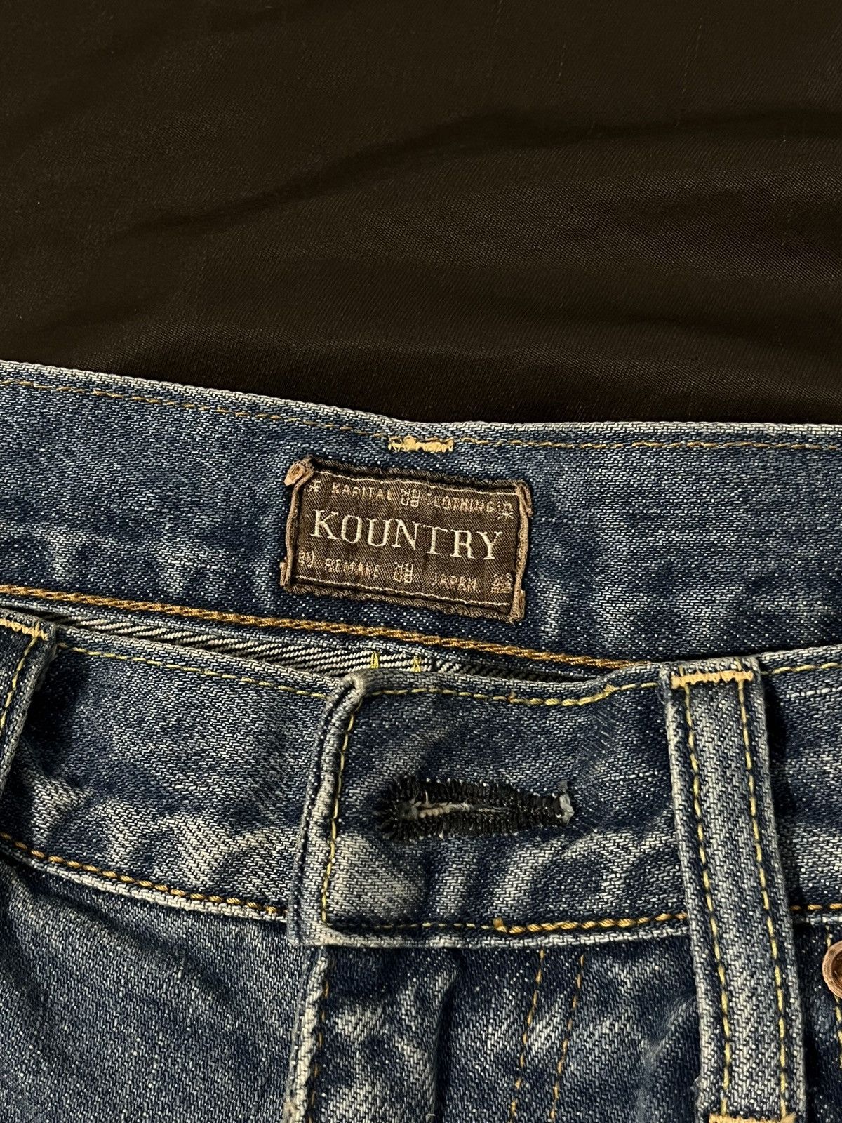 Kapital Kapital 14oz bone denim short blue Size US 32 / EU 48 - 4 Thumbnail