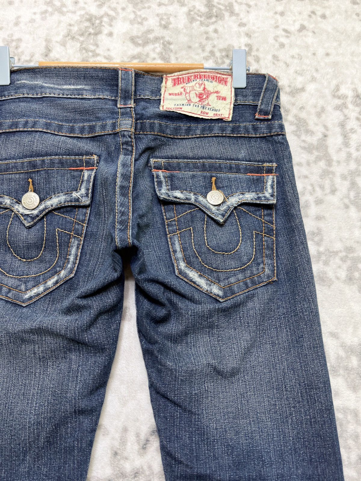 True Religion Flared TRUE RELIGION Distressed Low Rise Bootcut Denim Size US 29 - 10 Thumbnail