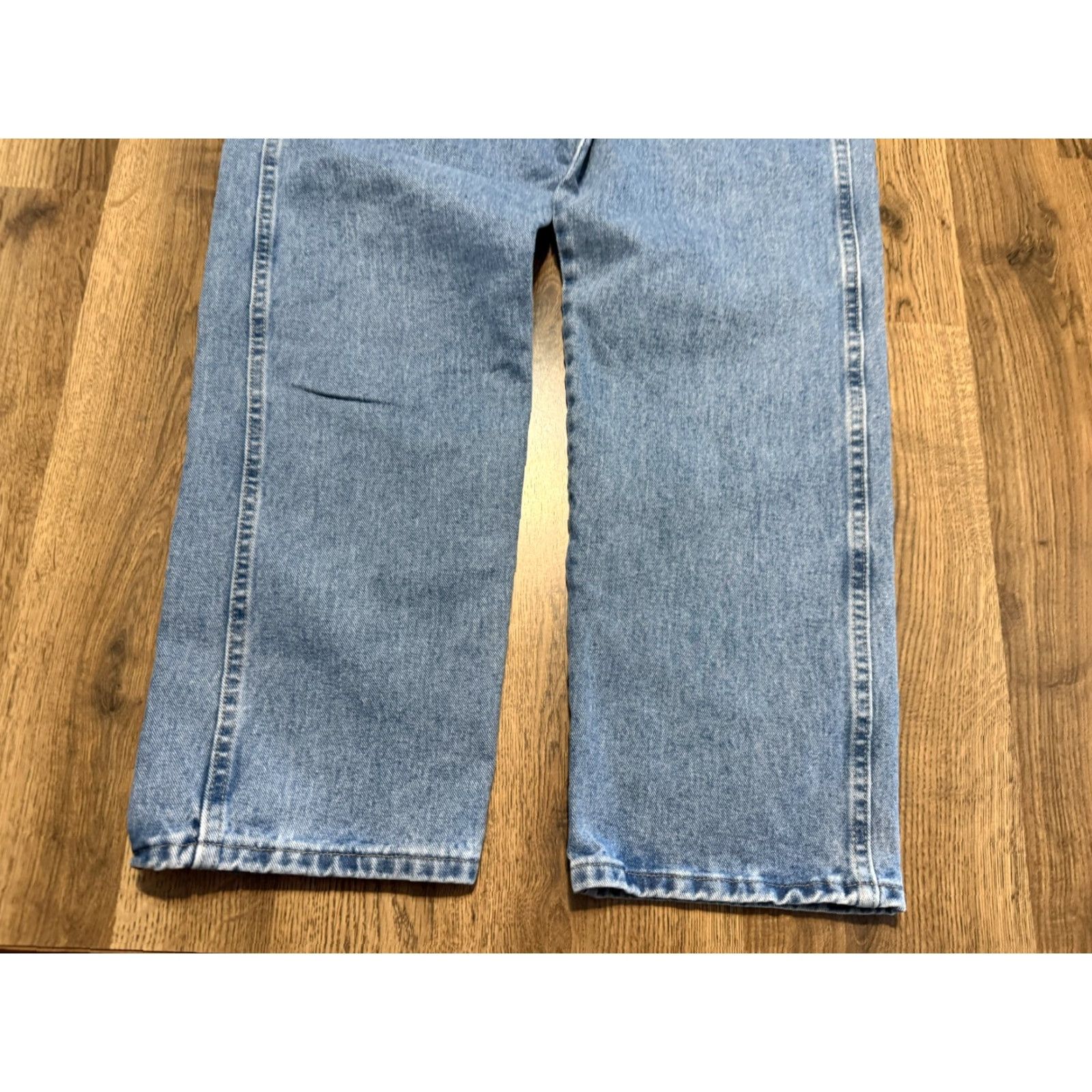 Wrangler Wrangler Jeans Men's XL Blue Denim Straight Leg Pockets 5-Pocket Design Regular Inseam 30in Outdoor Classic Size US 42 / EU 58 - 2 Thumbnail