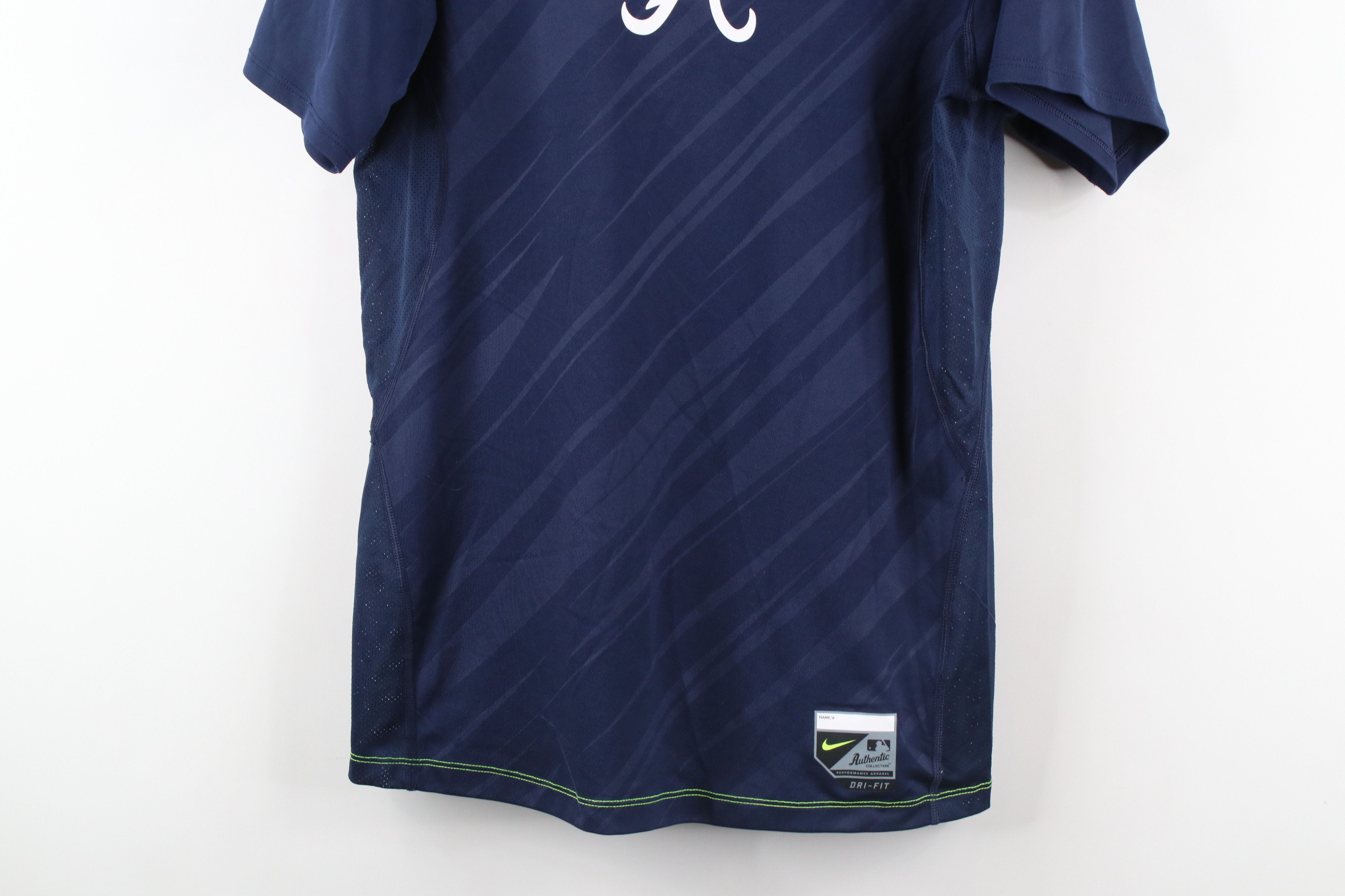 Nike Nike Pro Combat Compression Atlanta Braves Baseball T-Shirt Size US M / EU 48-50 / 2 - 3 Thumbnail