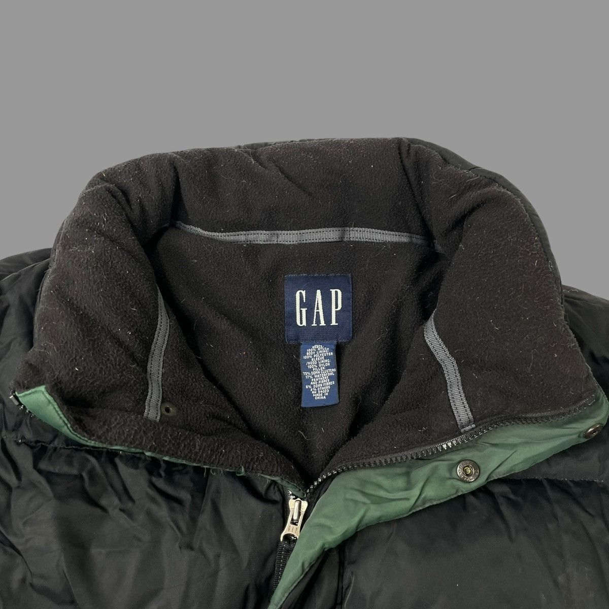 Vintage 90s gap down filled puffer jacket