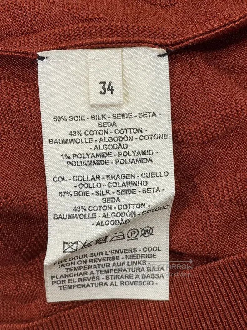 Hermes Hermes Red Pig Nose Print Short Sleeve Top. Size US M / EU 48-50 / 2 - 5 Thumbnail