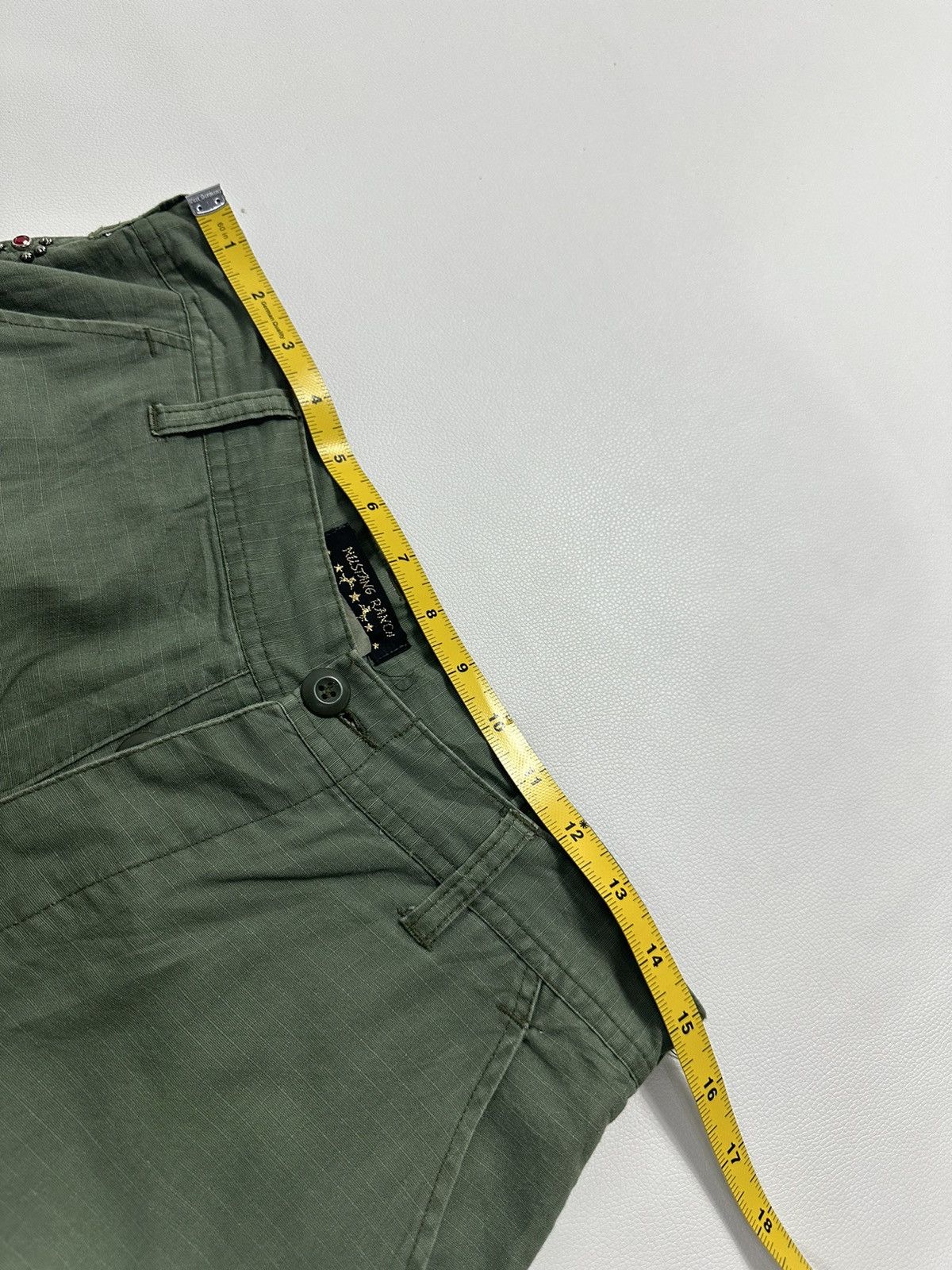 Japanese Brand Mustang Ranch Olive Cargo Pants Size US 30 / EU 46 - 12 Thumbnail