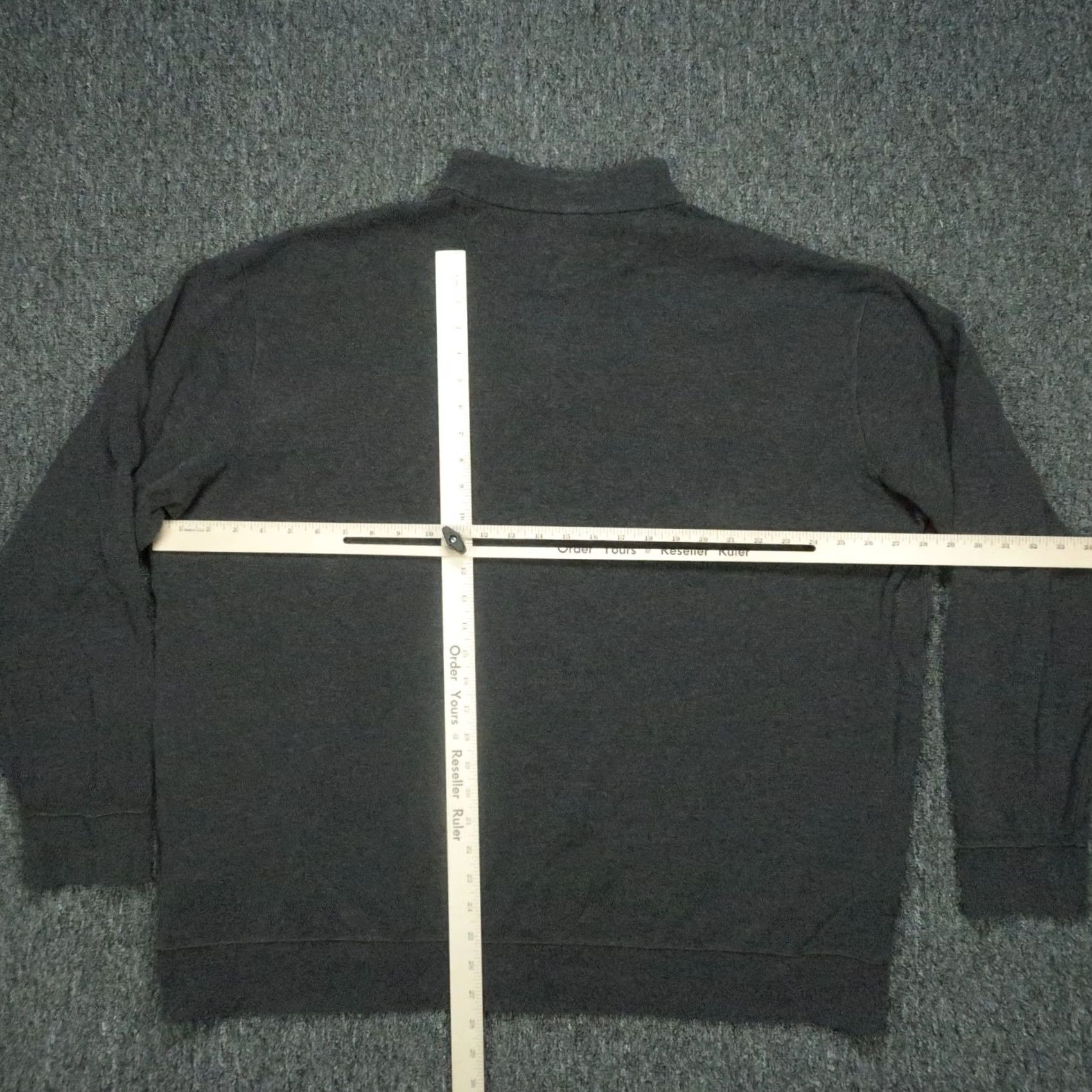 Polo Ralph Lauren Polo Ralph Lauren Sweater Mens 2XL Charcoal Gray 1/4 Zip Pullover Short Sleeve? Size US XXL / EU 58 / 5 - 6 Thumbnail