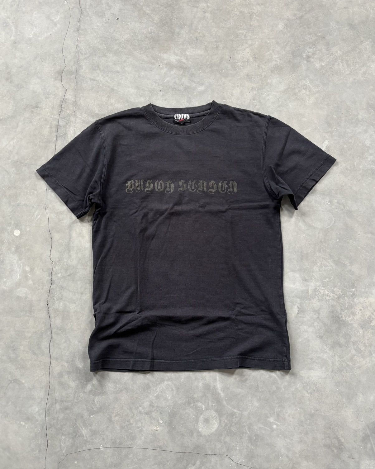 Japanese Brand Vintage Tee Faded Crows Buson Skull Size US L / EU 52-54 / 3 - 2 Thumbnail