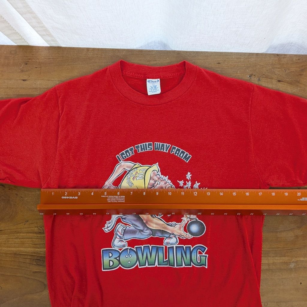 Vintage Vintage USA Made I Got This Way From Bowling Shirt Size US M / EU 48-50 / 2 - 6 Thumbnail