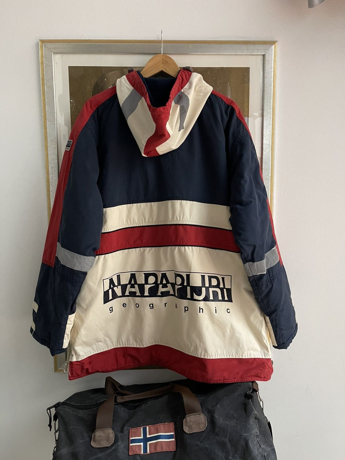 Napapijri Vintage Napapijri Geographic Parka 90s Size US XL / EU 56 / 4 - 2 Thumbnail