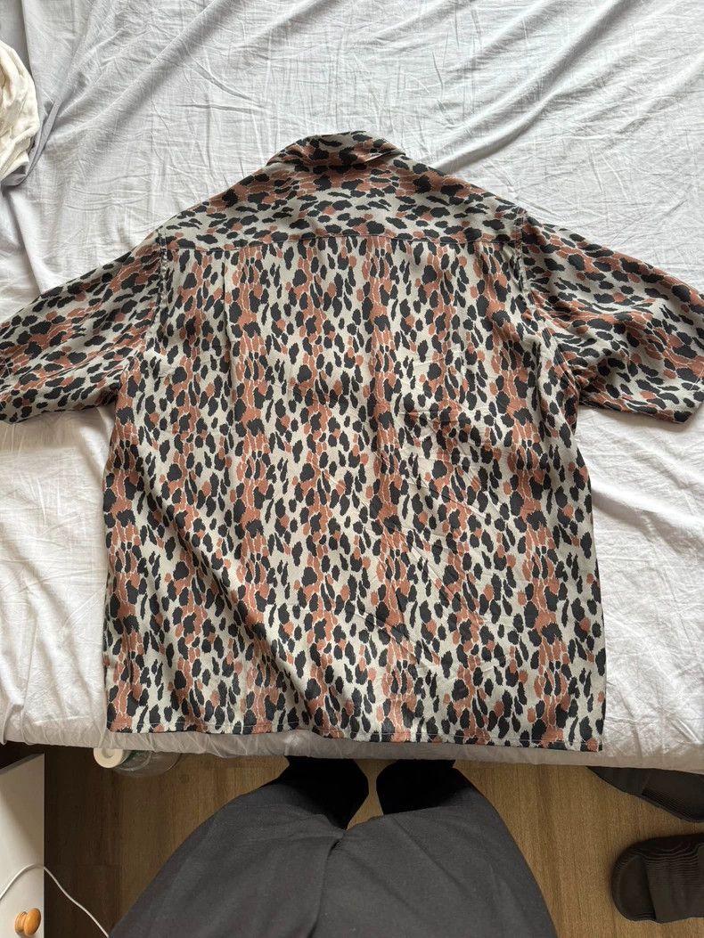 Wacko Maria Wacko Maria 25ss Grey Leopard Print Hawaiian Shirt, Size M Size US M / EU 48-50 / 2 - 2 Thumbnail