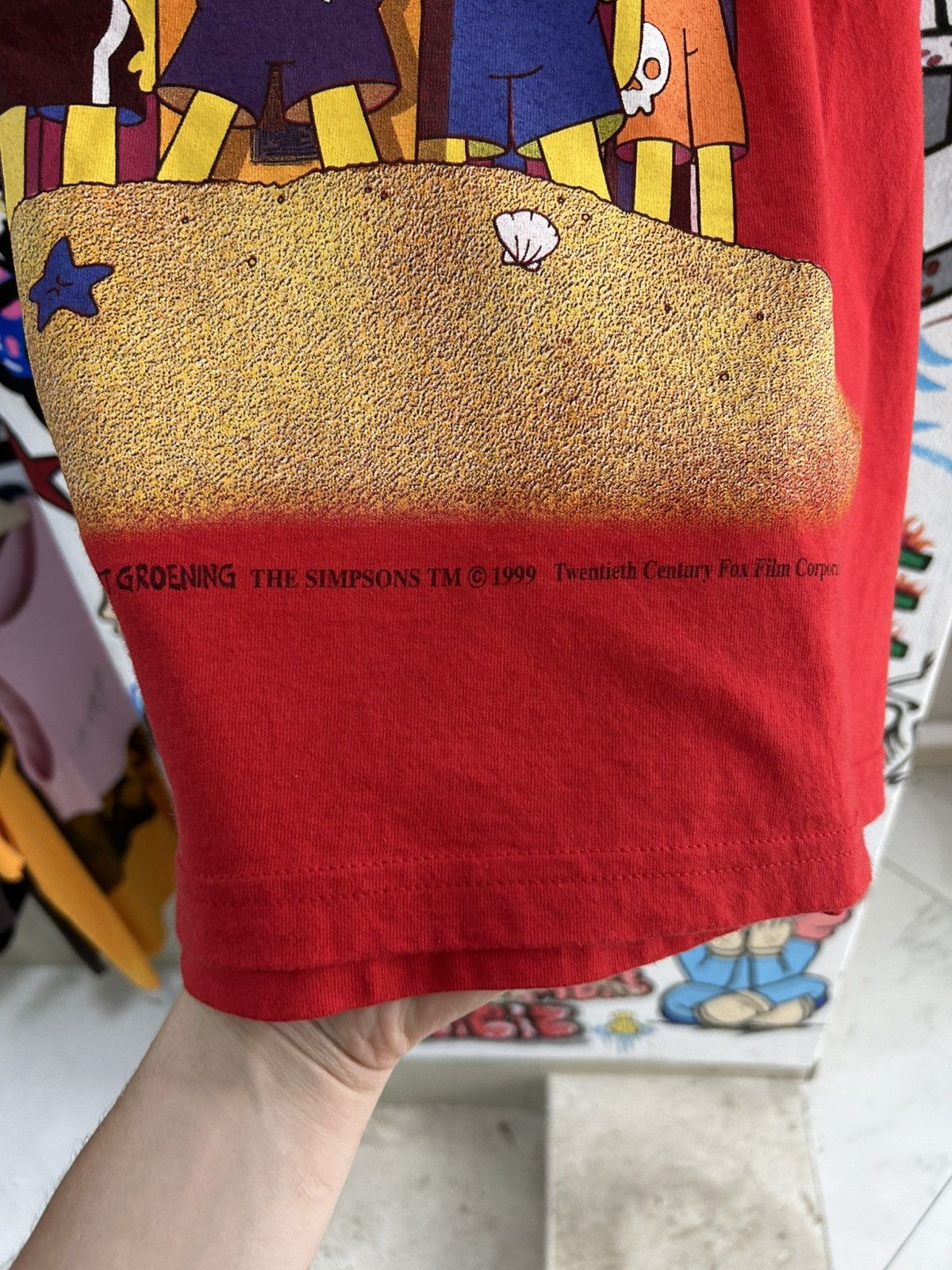 The Simpsons × Vintage 1999 Baby Watch Simpsons Tee Size US XL / EU 56 / 4 - 2 Thumbnail