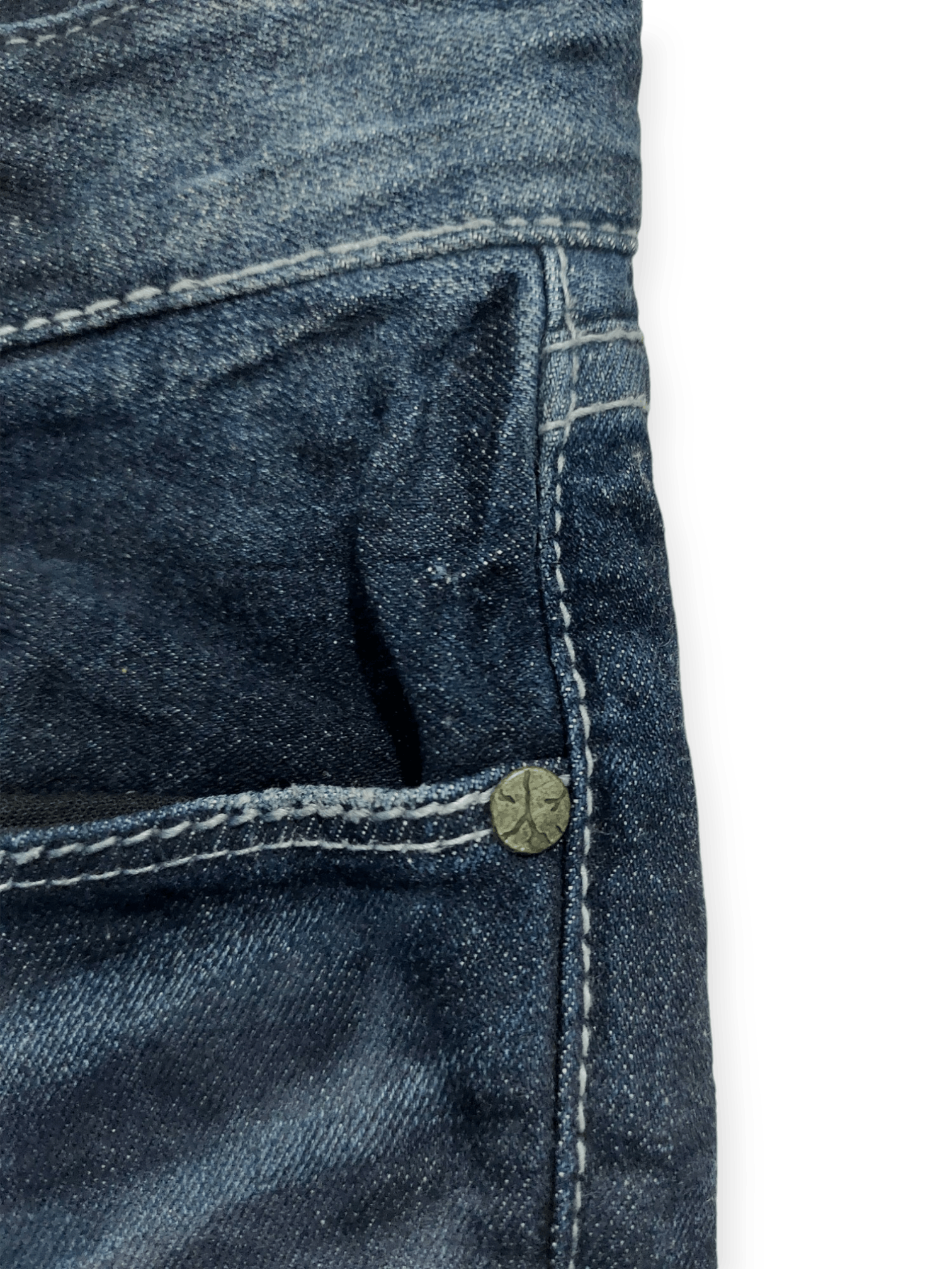 GOSTAR DE FUGA × Japanese Brand × Vintage FUGA Spiral Distressed Denim Size US 32 / EU 48 - 8 Thumbnail