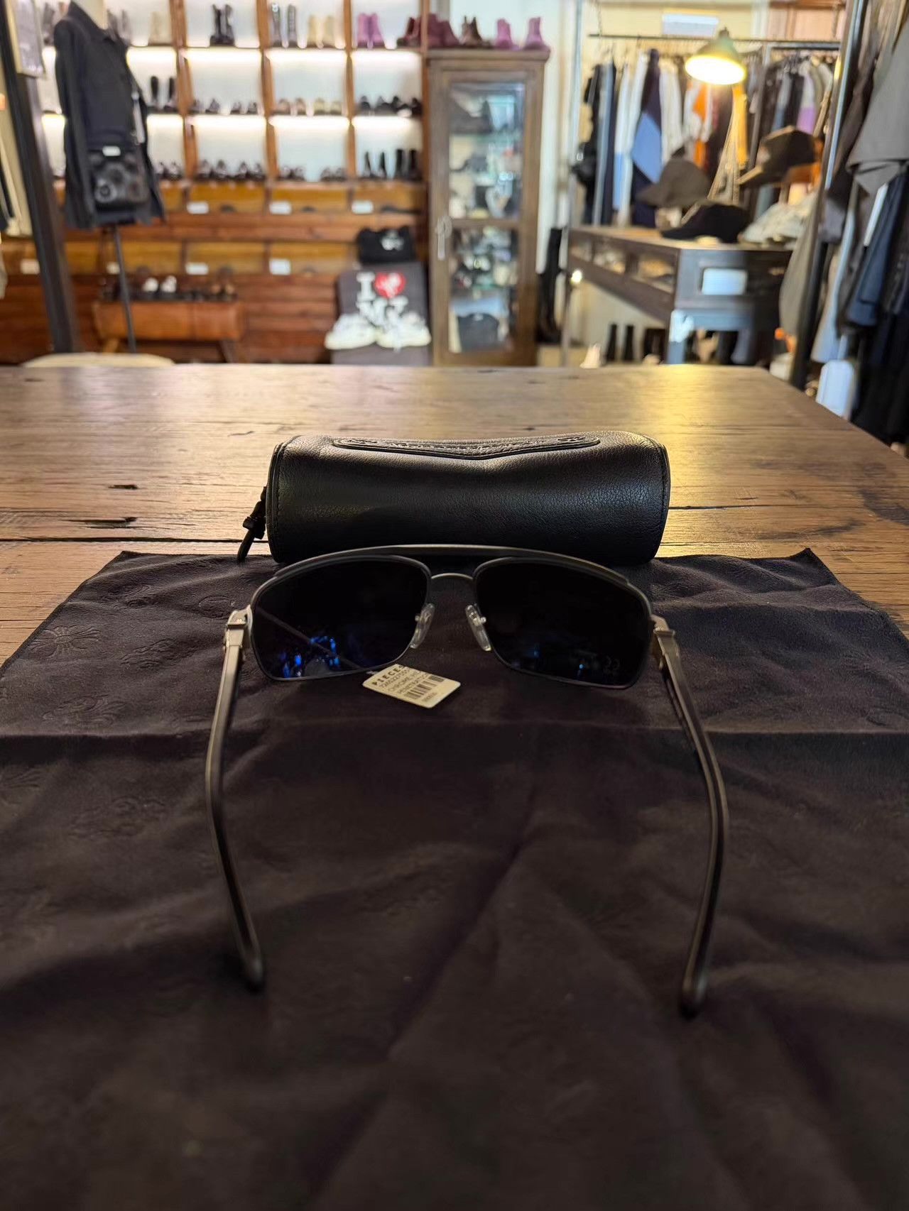 Chrome Hearts Chrome Hearts Penetration Black Sunglasses Ｑ25 Size ONE SIZE - 7 Thumbnail