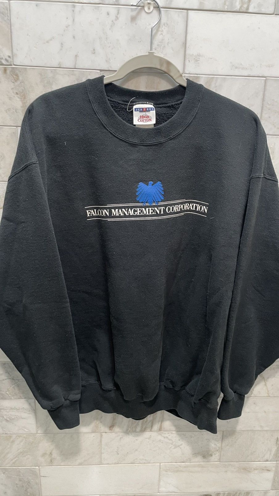 Jerzees Jerzees black high cotton sweatshirt Size US L / EU 52-54 / 3 - 1 Thumbnail
