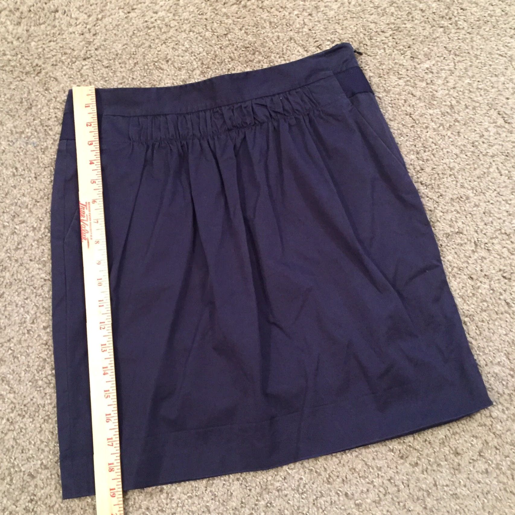 Banana Republic Banana Republic Skirt Knee Length Blue 4 Pockets Cotton Blend Regular Women's Everyday Casual Pencil Style- Straight Women's Size 4 Blue Vintage: No Size 27" / US 4 / IT 40 - 6 Thumbnail
