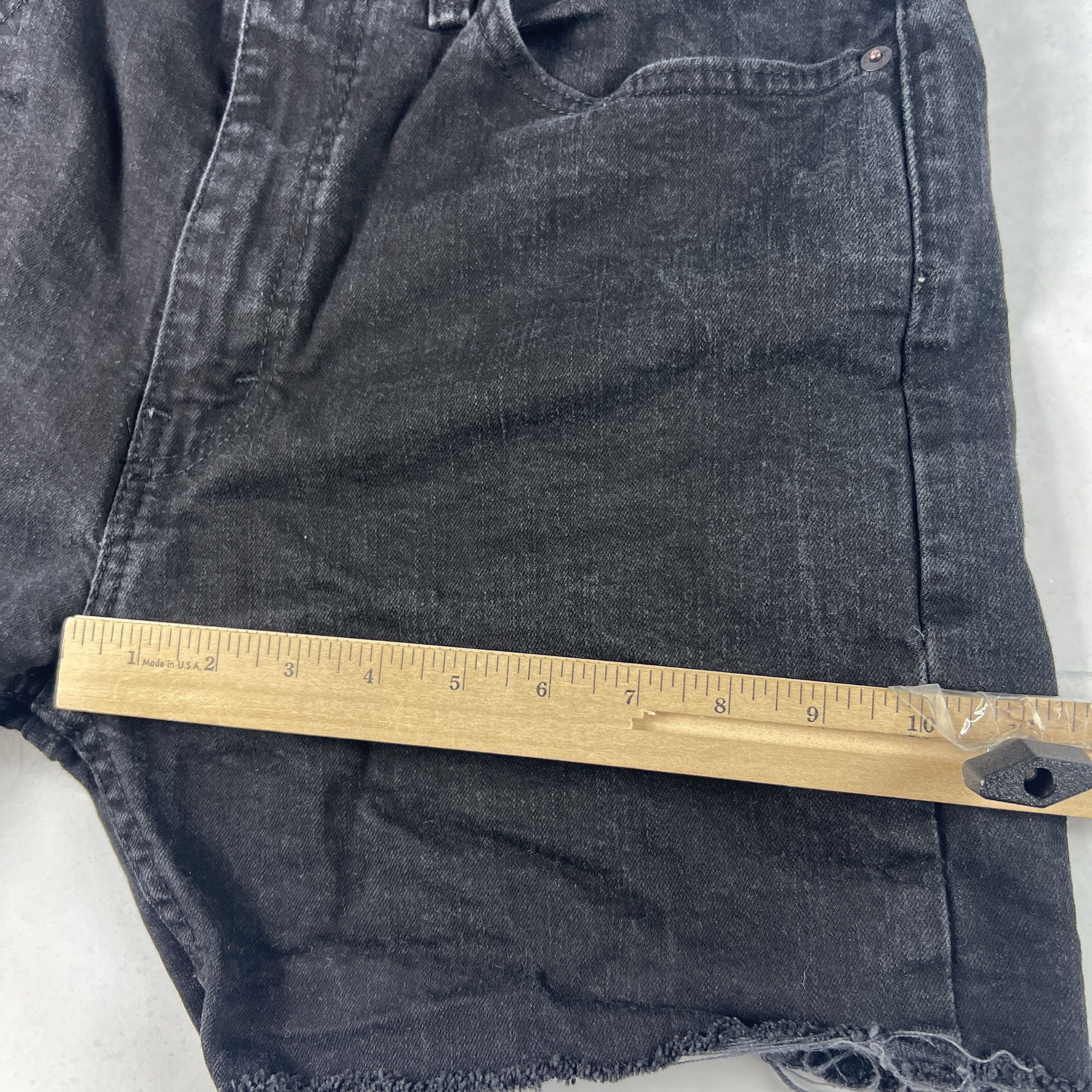 Levi's Levi's Jean Shorts 505 Cut Off Raw Hem Stretch Denim Jorts Size US 33 - 16 Thumbnail