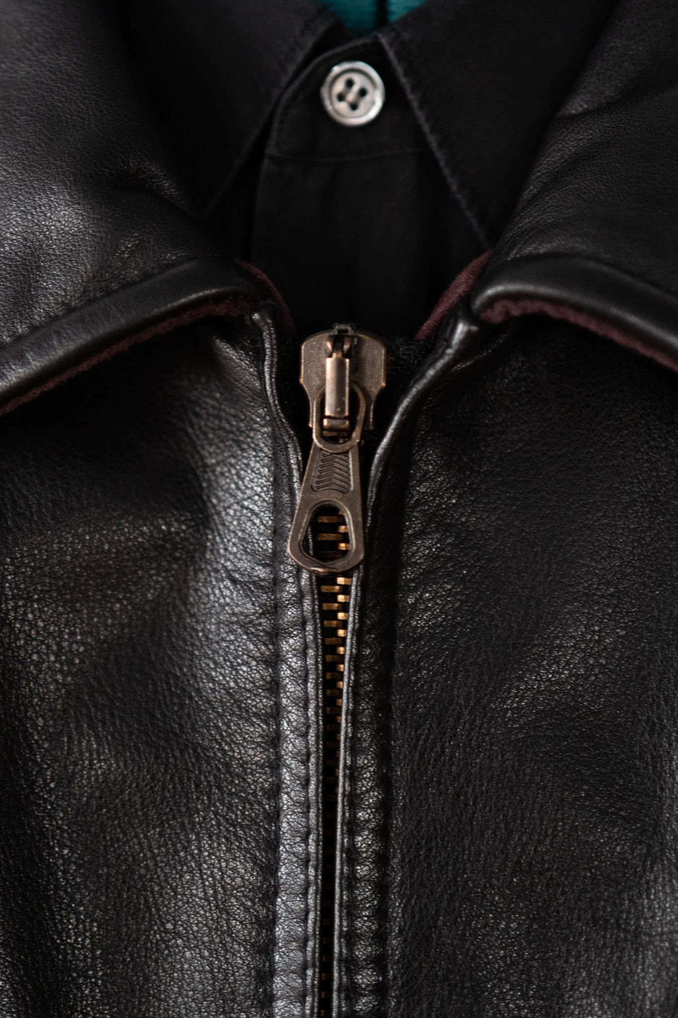 C.P. Company VTG C.P. COMPANY LEATHER JACKET 48/M OSTI Size US M / EU 48-50 / 2 - 2 Thumbnail
