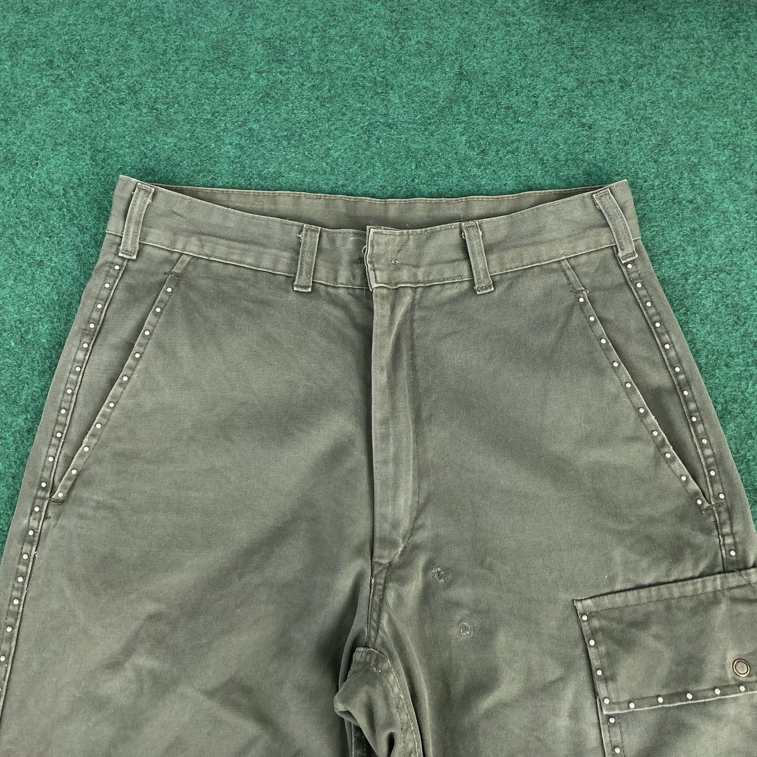 Vintage Vtg Begetex 1986 Belgian Military Zipper Opti Army Pant Size US 29 - 3 Thumbnail