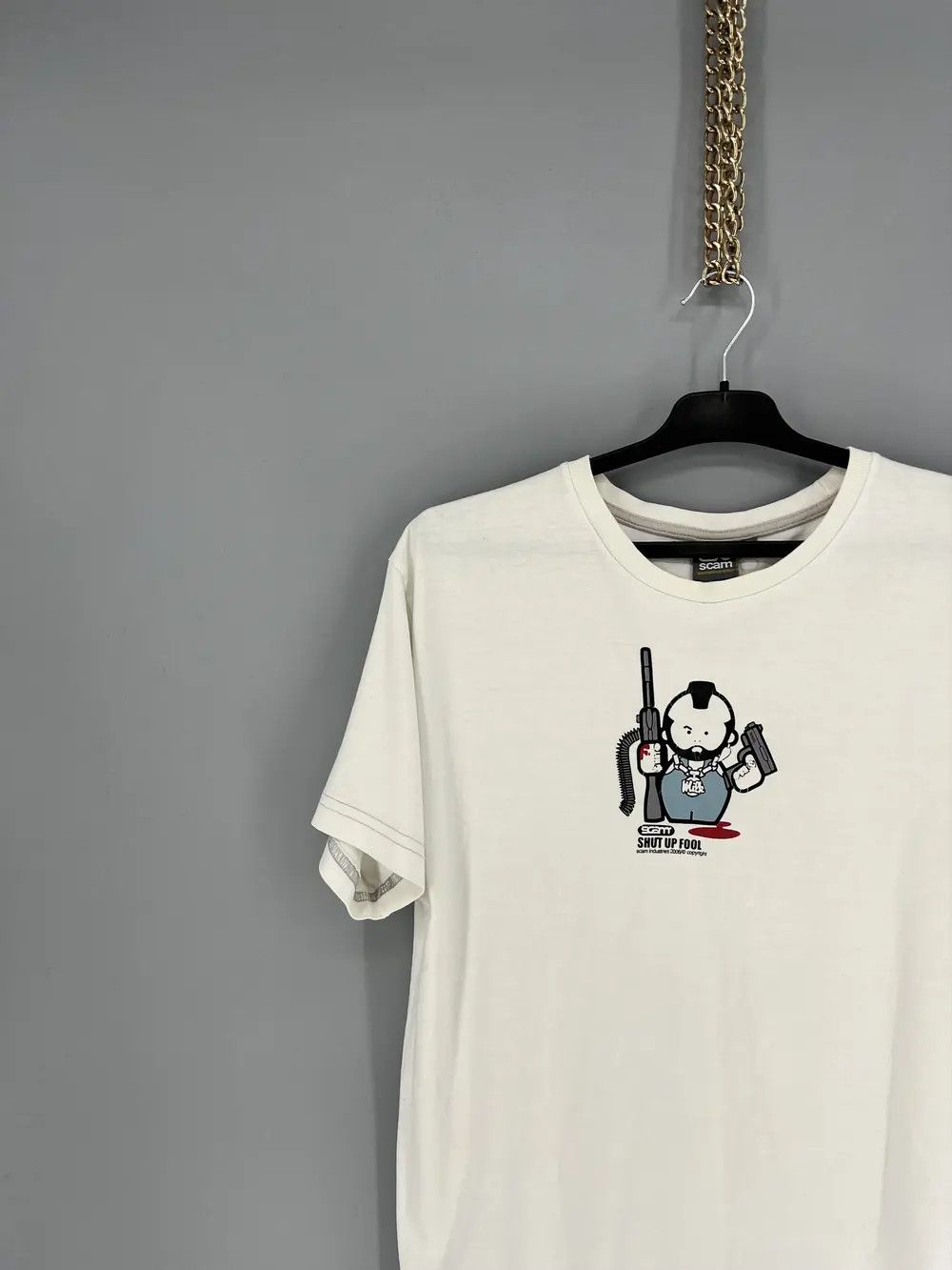 Other Vintage 06 Pulp Fiction Movie Cartoon by Scam Gangster TShir Size US XL / EU 56 / 4 - 4 Thumbnail