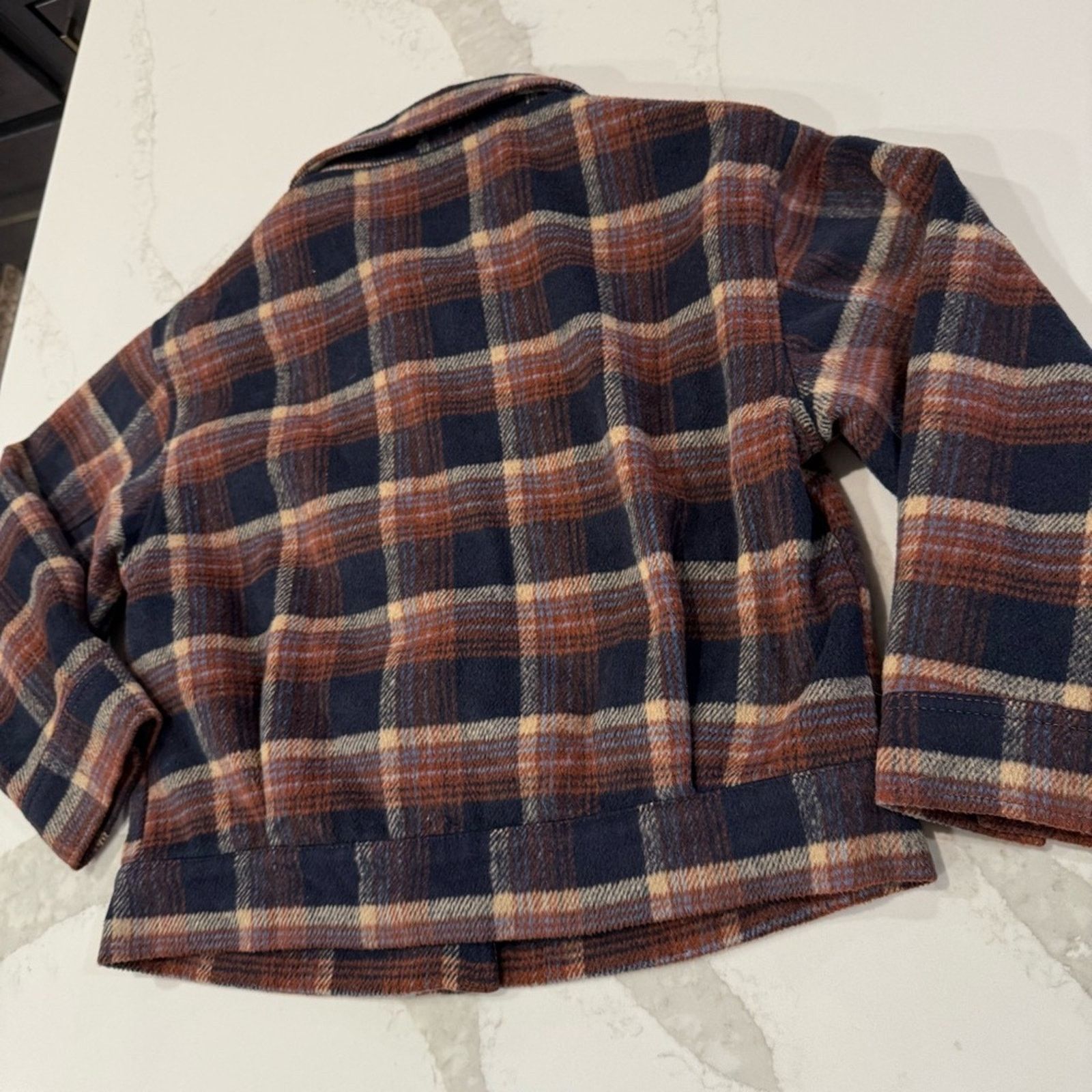 American Eagle Outfitters American Eagle Plaid Oversized Shacket Women’s Medium Brown Size M / US 6-8 / IT 42-44 - 9 Thumbnail