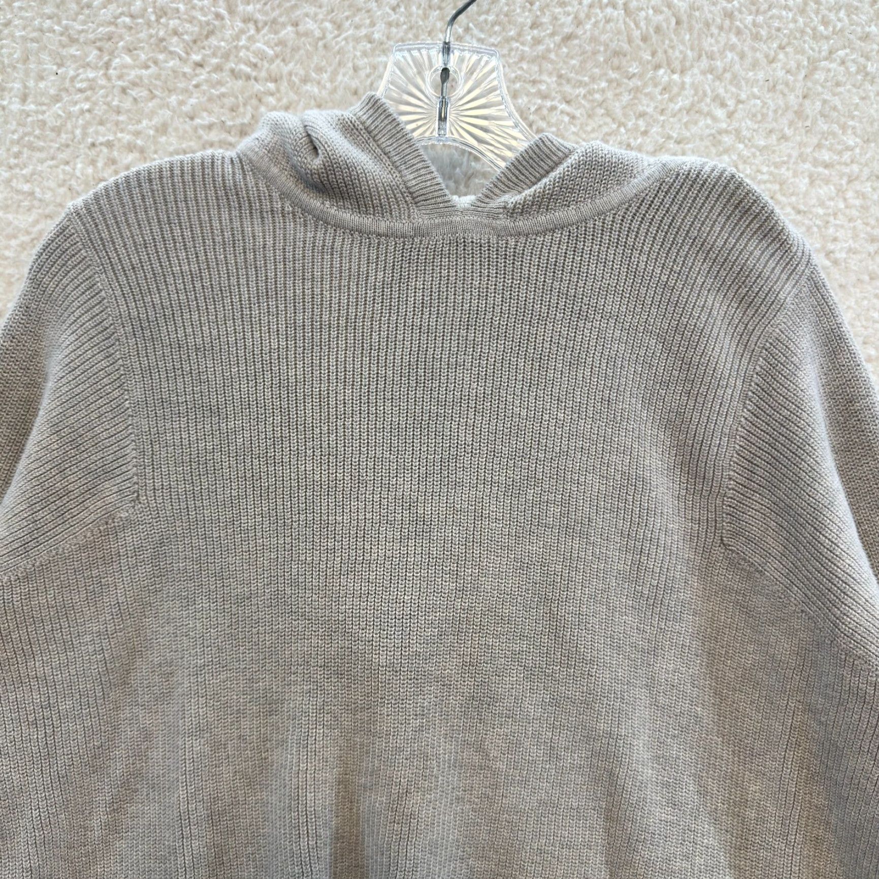 Athleta Athleta Sweater Large Women Beige Knit Chunky Hoodie Relaxed Casual Shirt? Size L / US 10 / IT 46 - 3 Thumbnail
