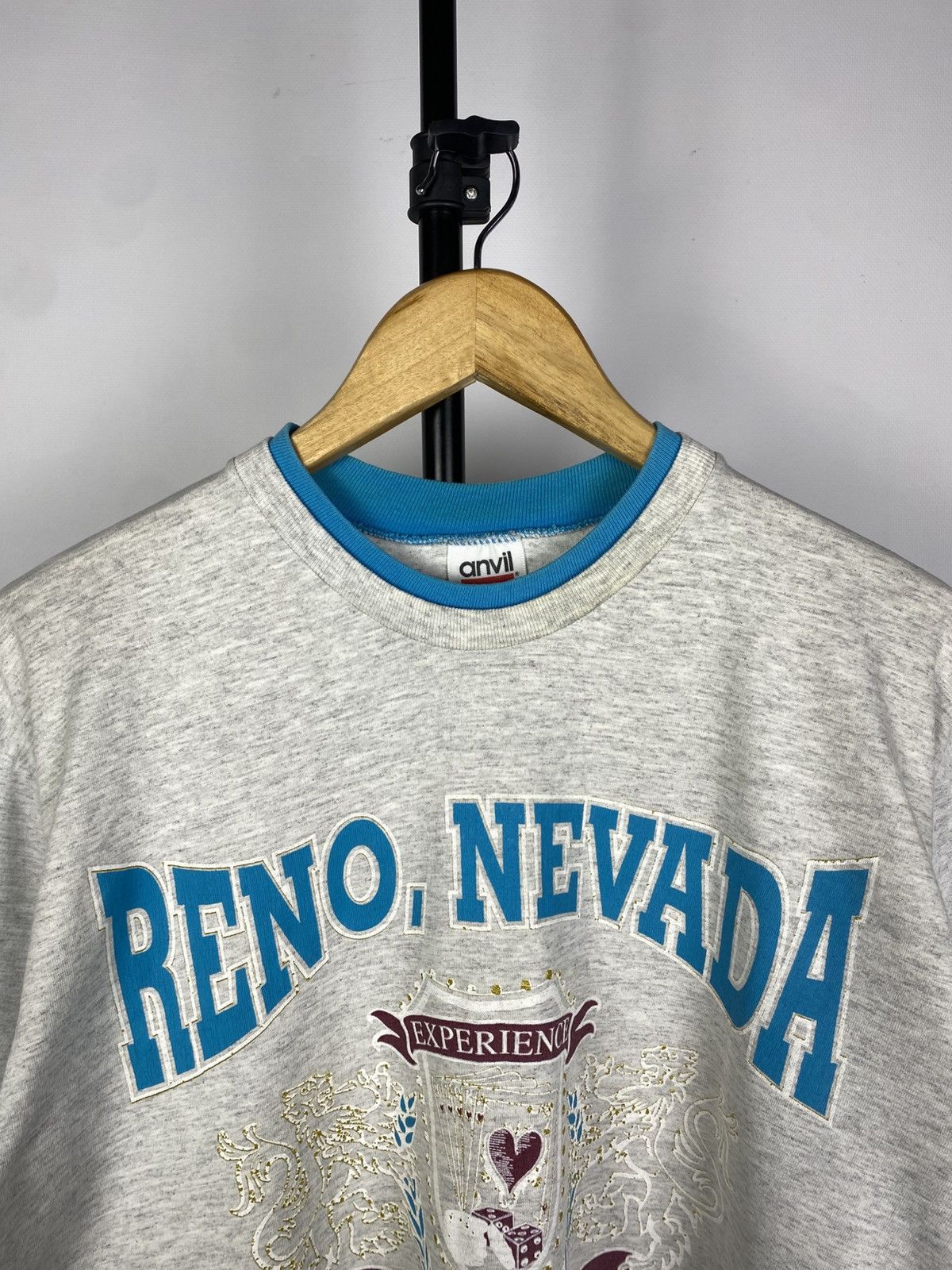 Japanese Brand × Vintage Vintage 90s Y2K Reno Nevada USA Logo T Shirt Size US L / EU 52-54 / 3 - 3 Thumbnail