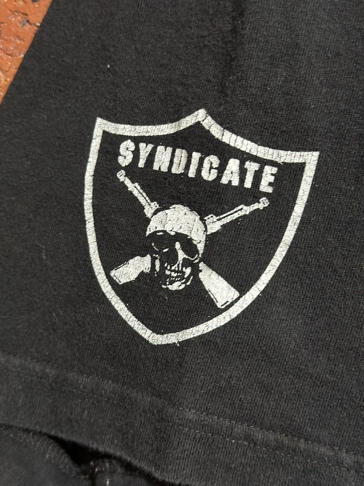 Rap Tees × Syndicate × Vintage Vintage Rhyme Syndicate Faded Tee Size US XL / EU 56 / 4 - 2 Thumbnail