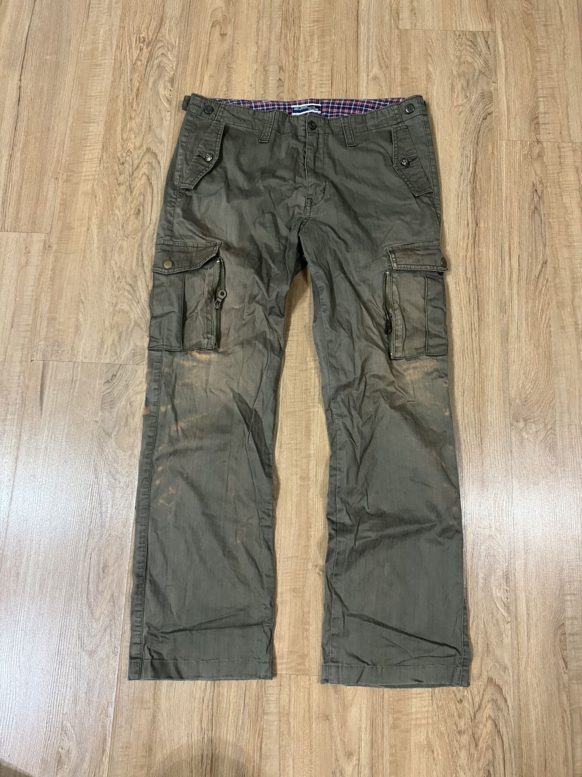 image of Villand Cargo Pants in Green, Men's (Size 34)