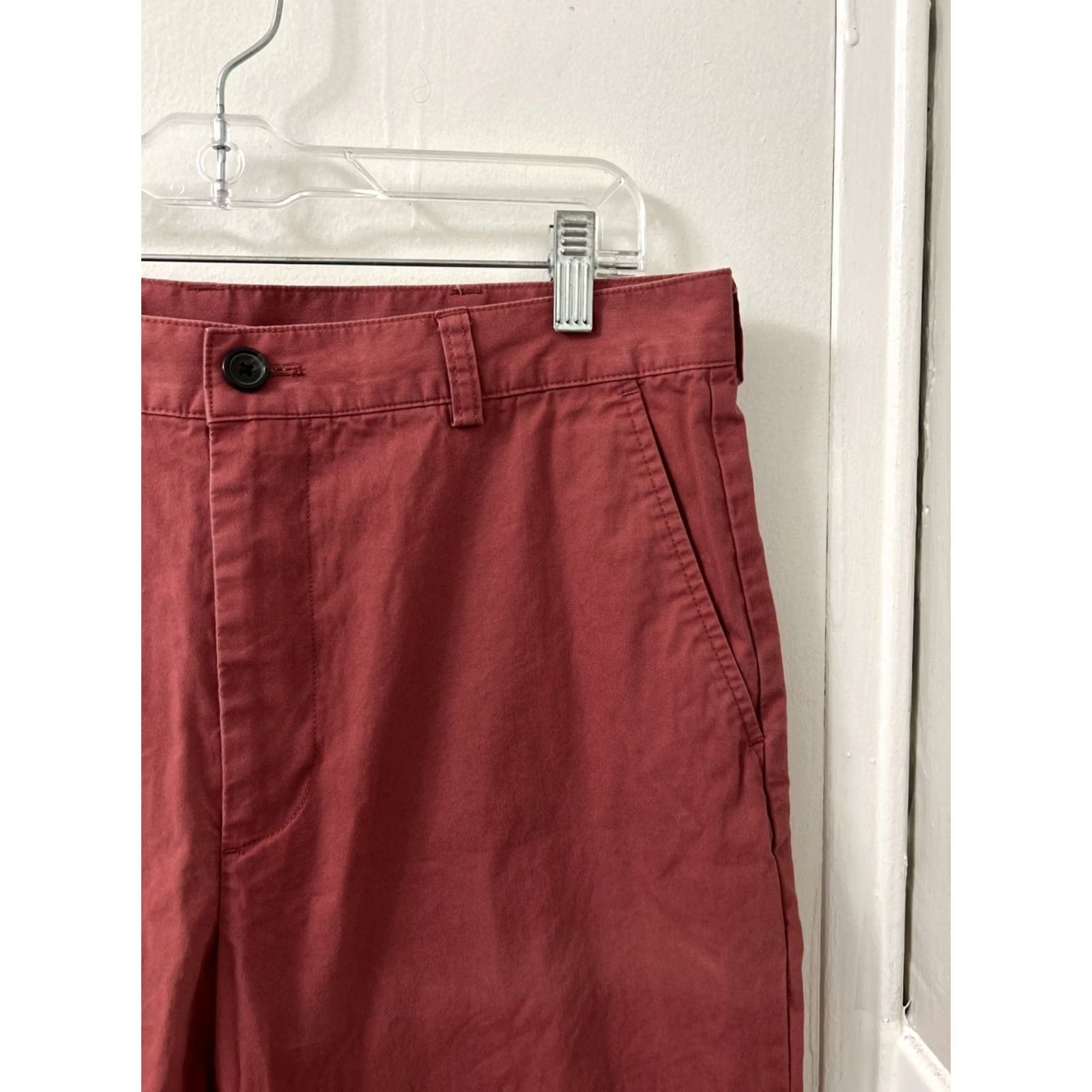 Brooks Brothers Brooks Brothers Pants 346 Mens 34x30 Red Pink Chino Straight Leg Trousers Casual Travel Easy Care Pockets Flat Front Regular Waist 34 Inseam 30 Size US 34 / EU 50 - 4 Thumbnail